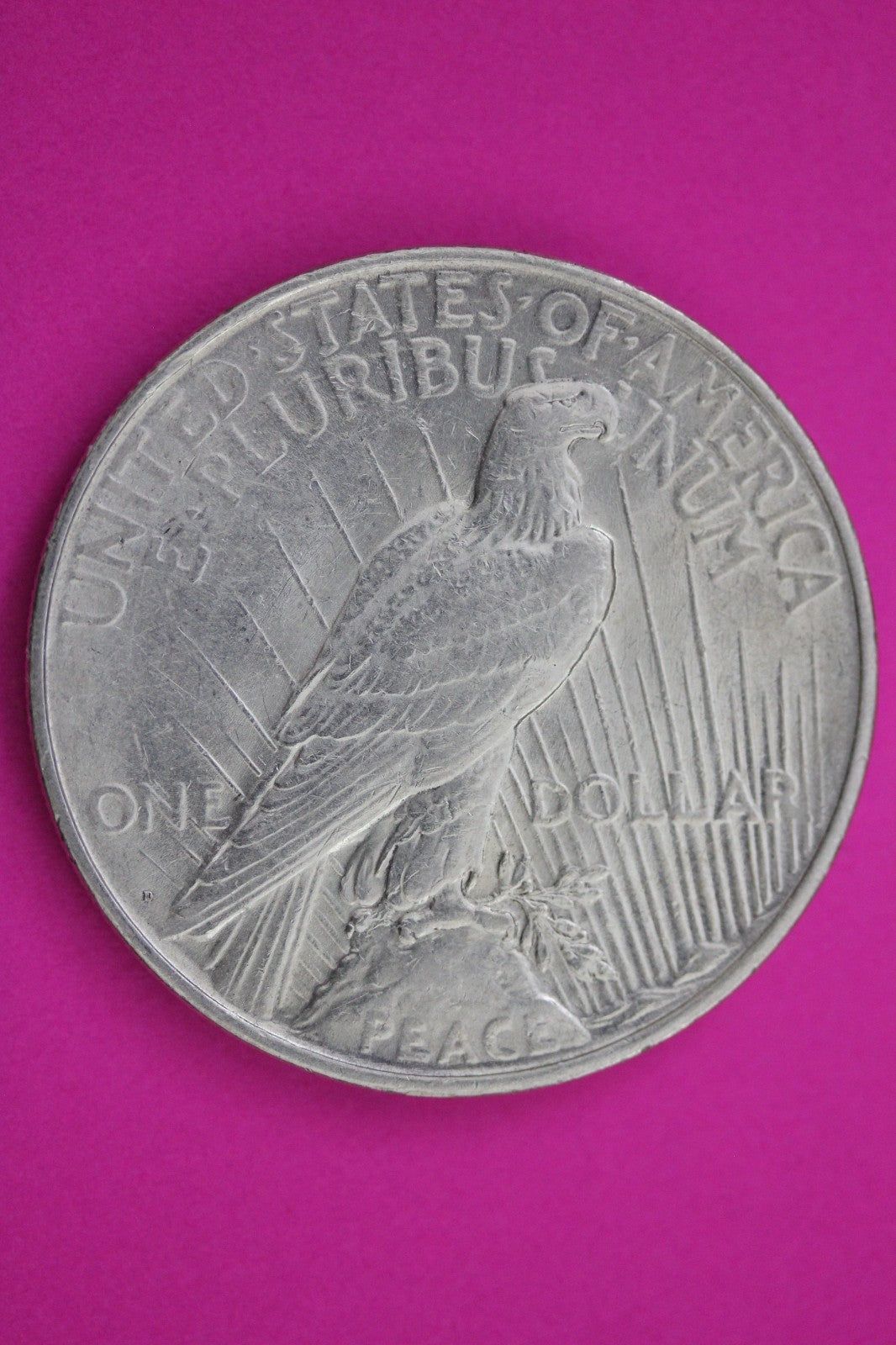 1927 D Peace Silver Dollar LIberty Coin Guaranteed Genuine American Seller 1995