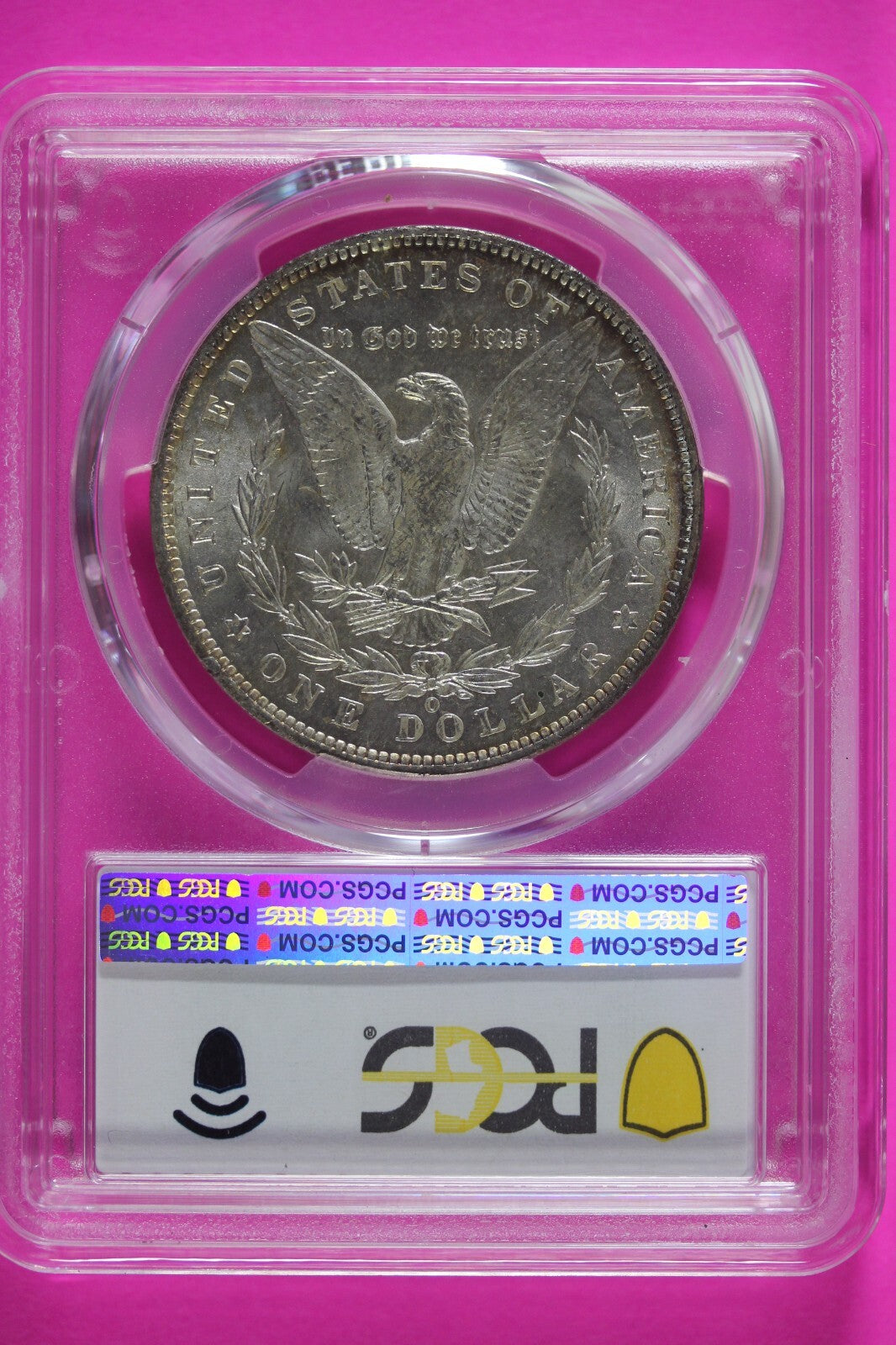 Toned 1888 O MS 64 Liberty Morgan Silver Dollar PCGS Certified Graded Slab 937