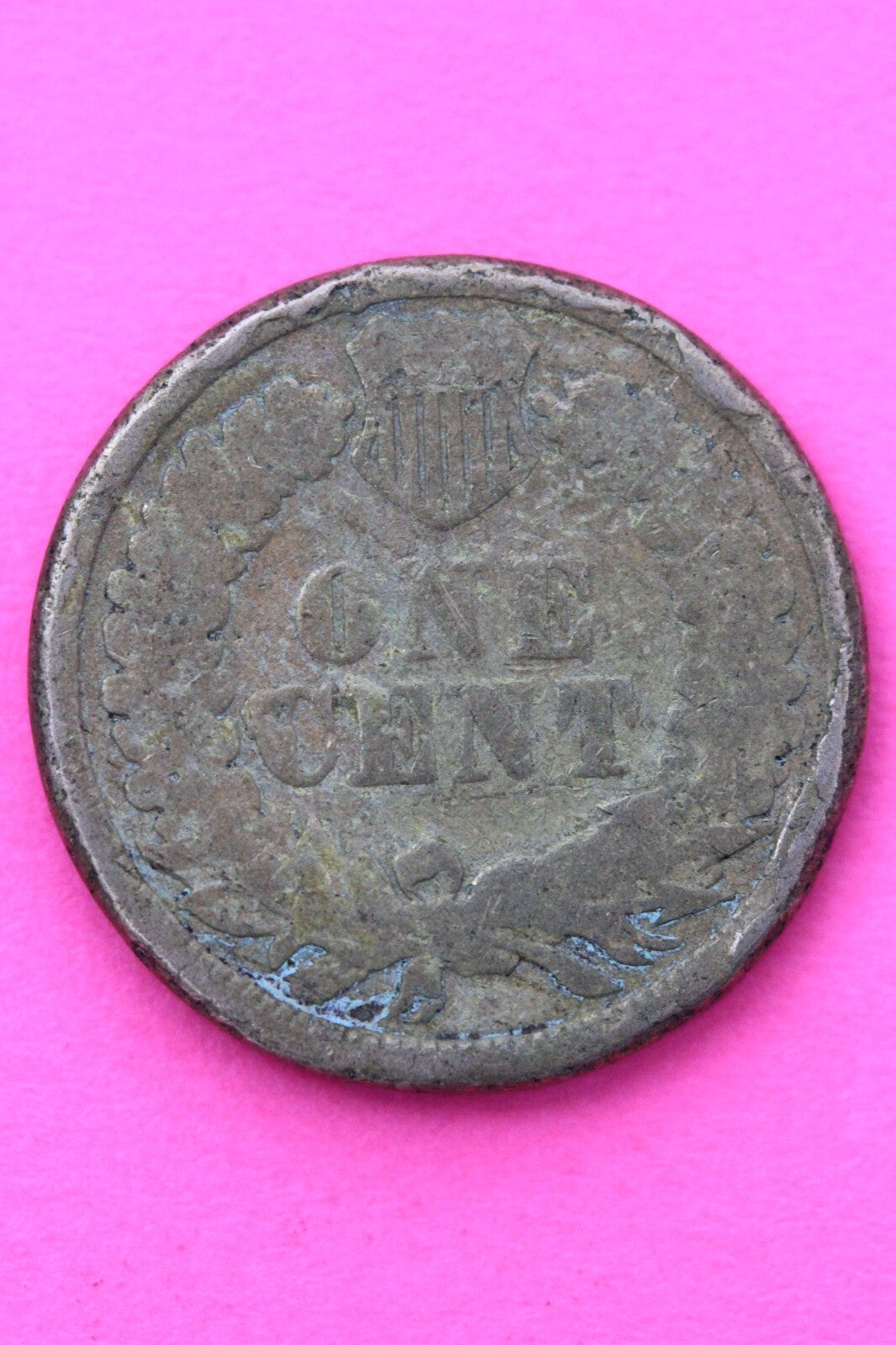 1863 Copper Nickel Indian Head Cent Penny Exact Early Type Coin Pictured 95