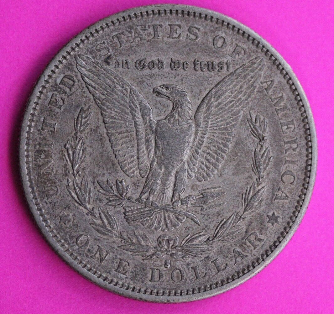 High Grade 1884 S Morgan Liberty Silver Dollar Rare San Francisco Mint Coin 277