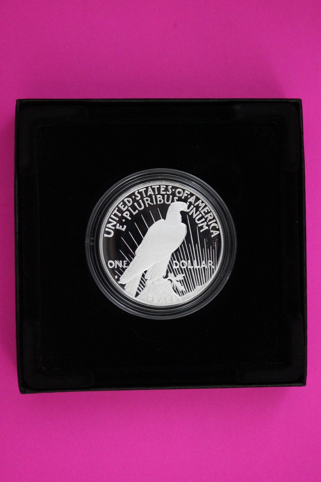 Gem Deep Cameo Proof 2023 S Peace Silver Dollar 999 Fine Mint Box & COA 6035