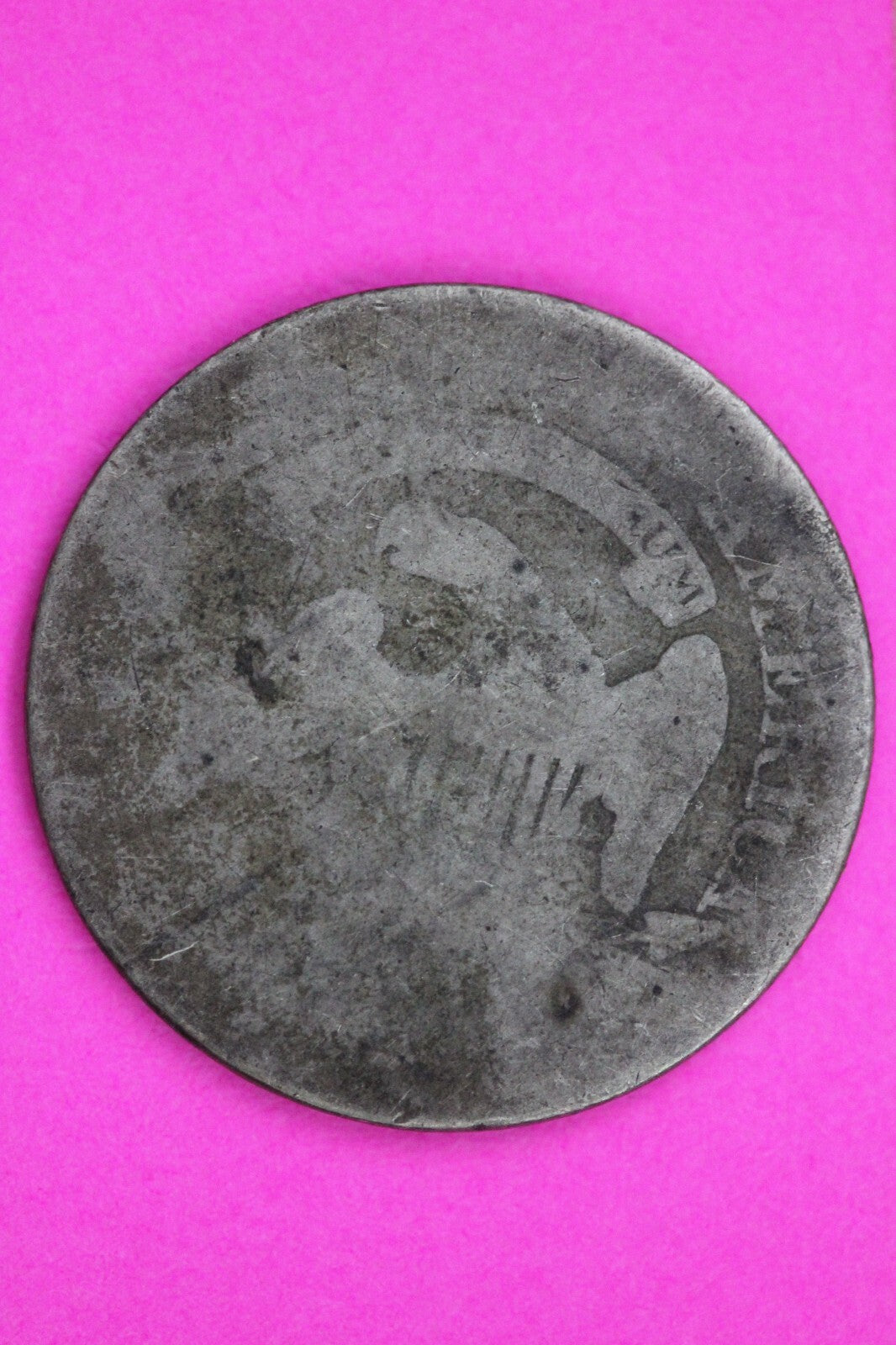 1827 Bust Capped Dime Lady Liberty Silver Coin Guaranteed Authentic Genuine 1373