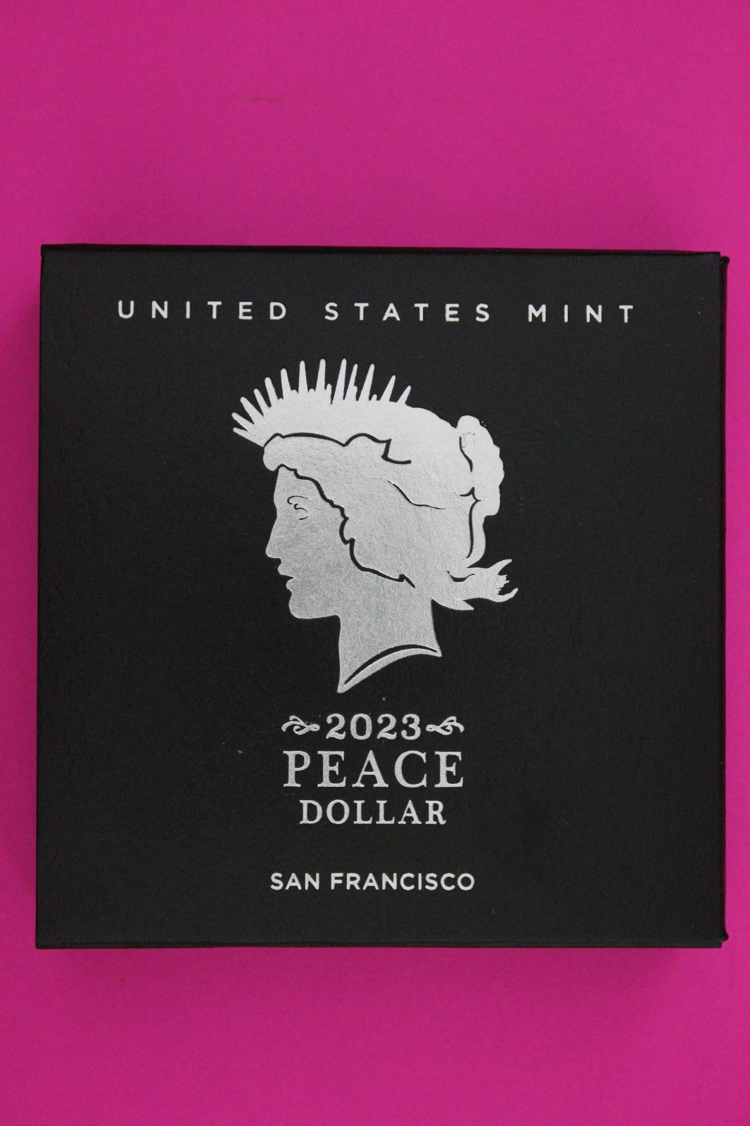 Gem Deep Cameo Proof 2023 S Peace Silver Dollar 999 Fine Mint Box & COA 6014