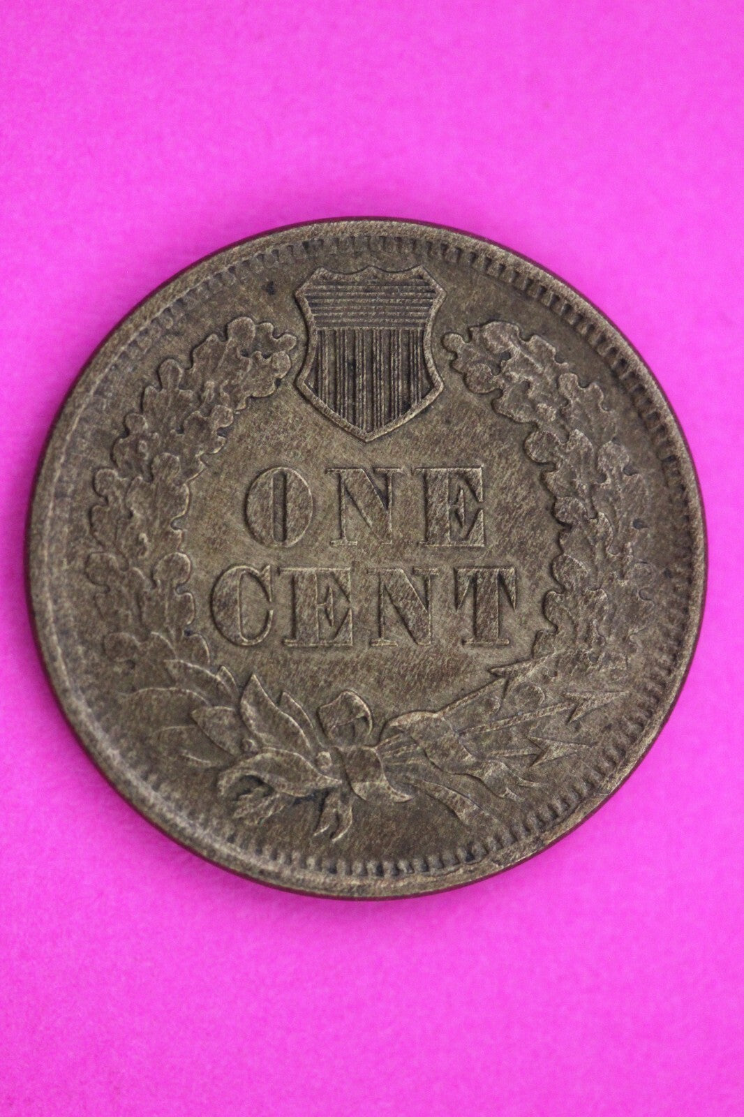 High Grade 1865 Indian Head Cent Penny Guaranteed Authentic & Genuine Coin 1068