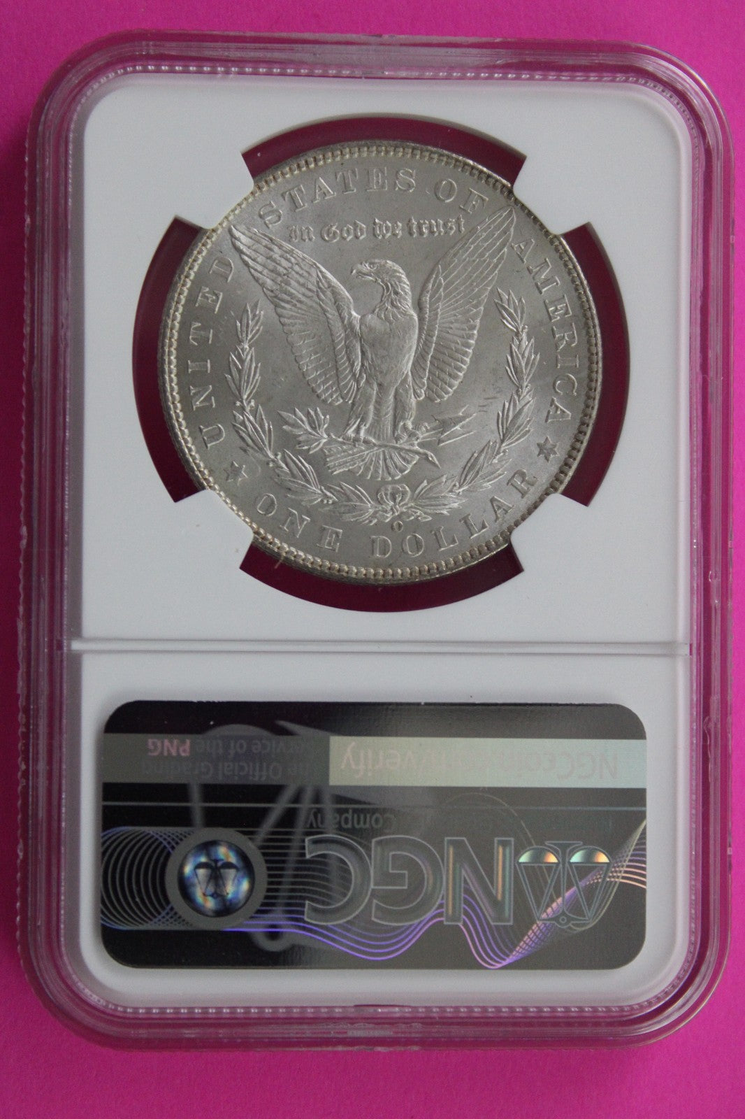 1902 O MS 63 Liberty Morgan Silver Dollar NGC Certified Graded Authentic 858