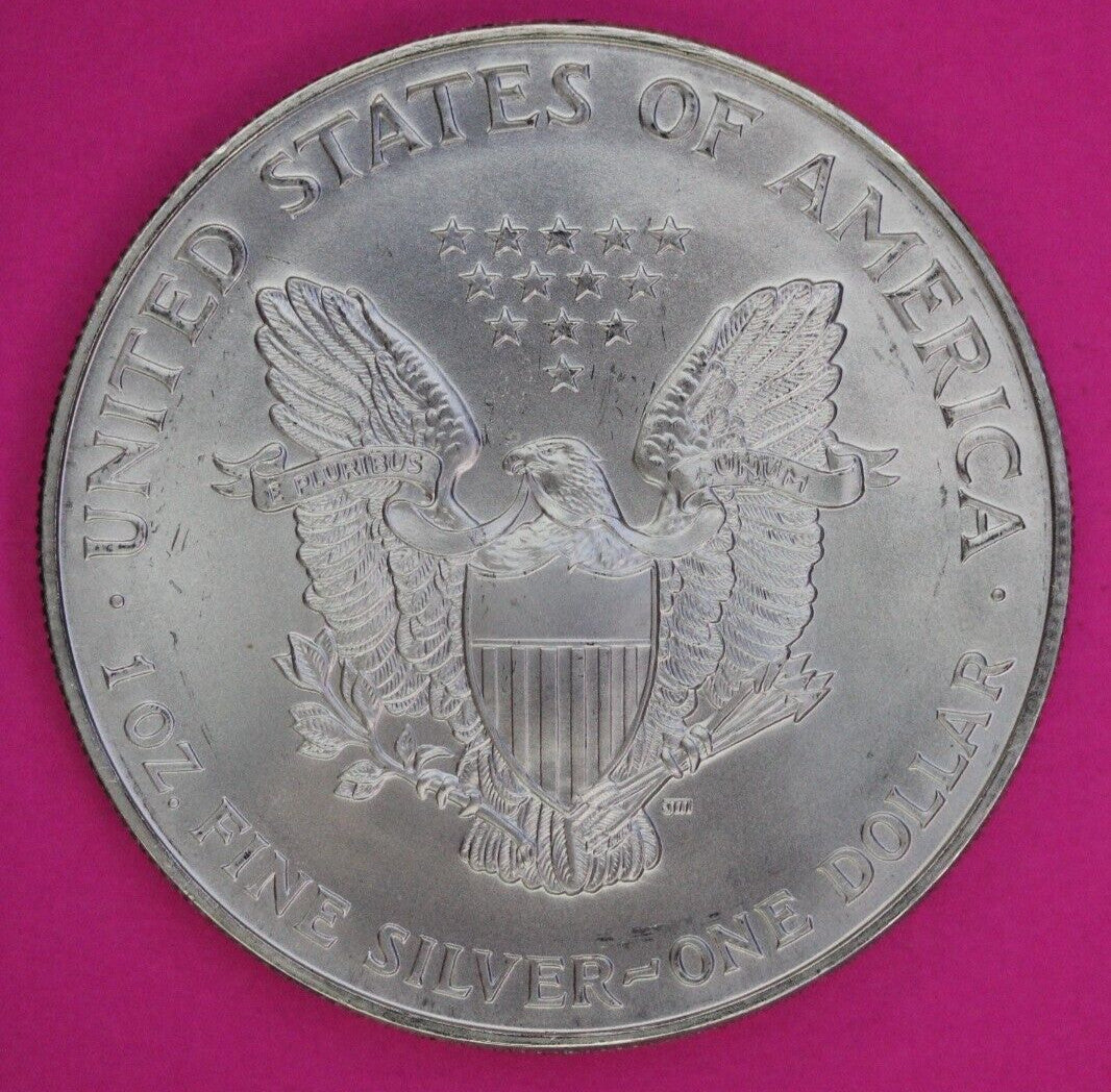 Key Date 1995 BU American Silver Eagle Key Date 1 Ounce 999 Exact Coin Shown 64