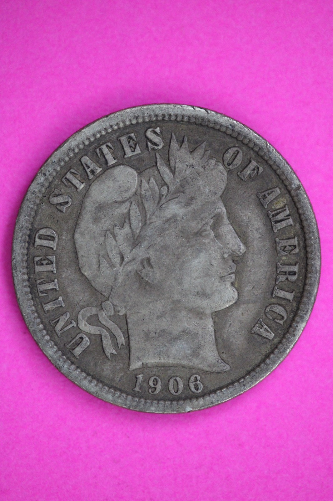 1906 O Barber Liberty Dime Silver Guaranteed Authentic & Genuine Coin 2956