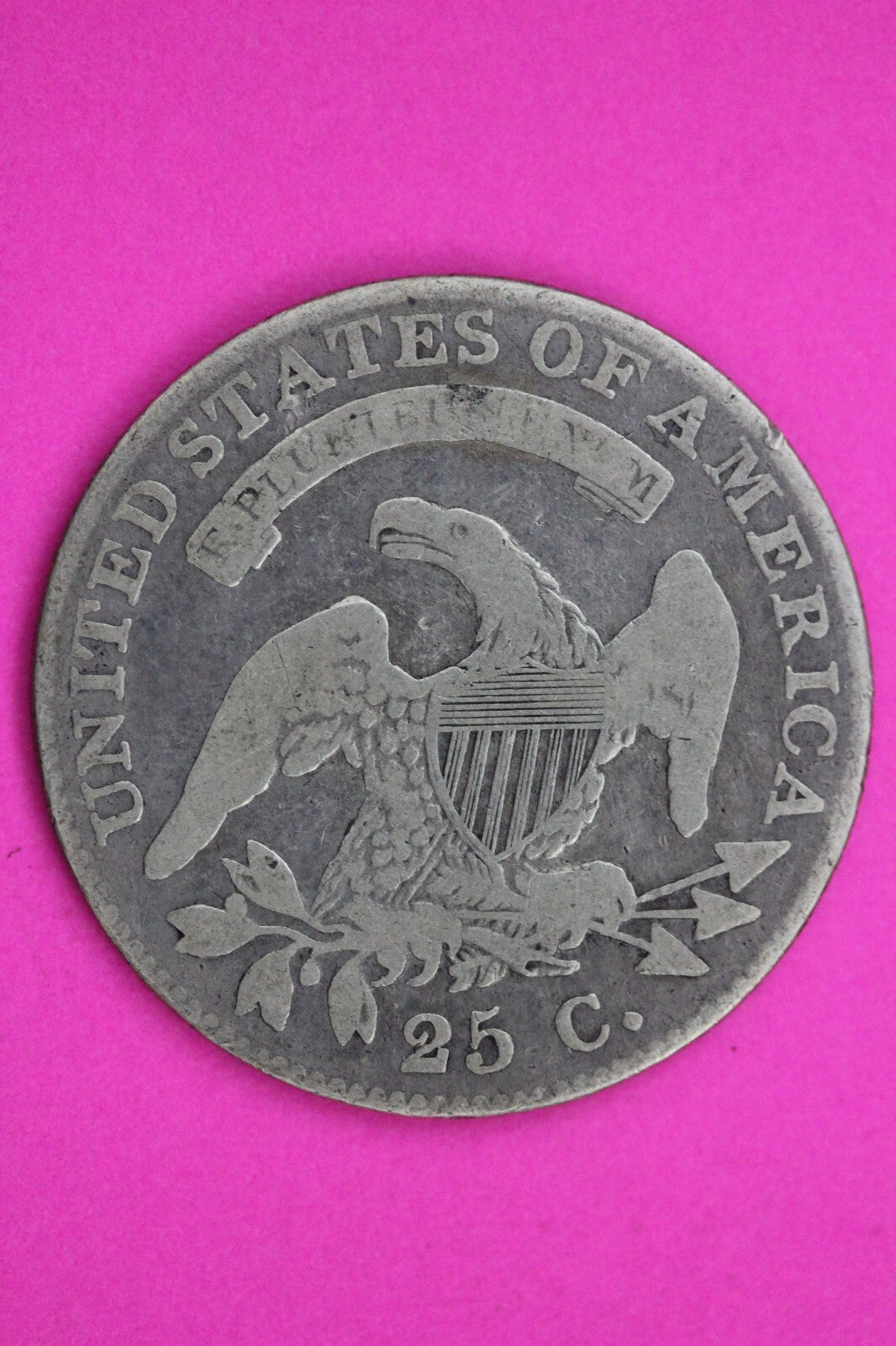 1821 Bust Cap Quarter Lady Liberty Guaranteed Authentic & Genuine Coin 1196