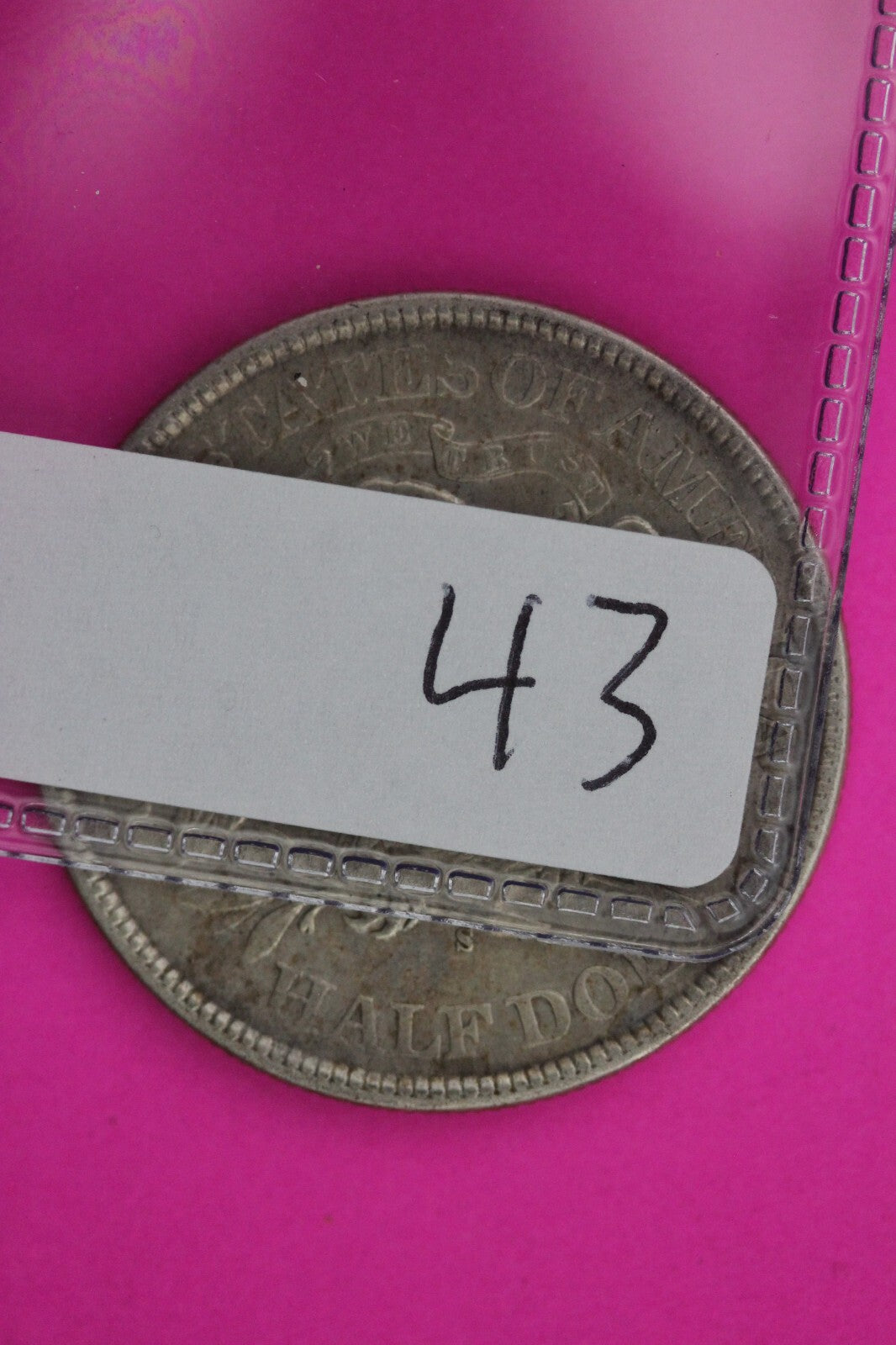 High Grade 1875 P Seated Liberty Half Dollar Silver Scarce Semi Key Date 43