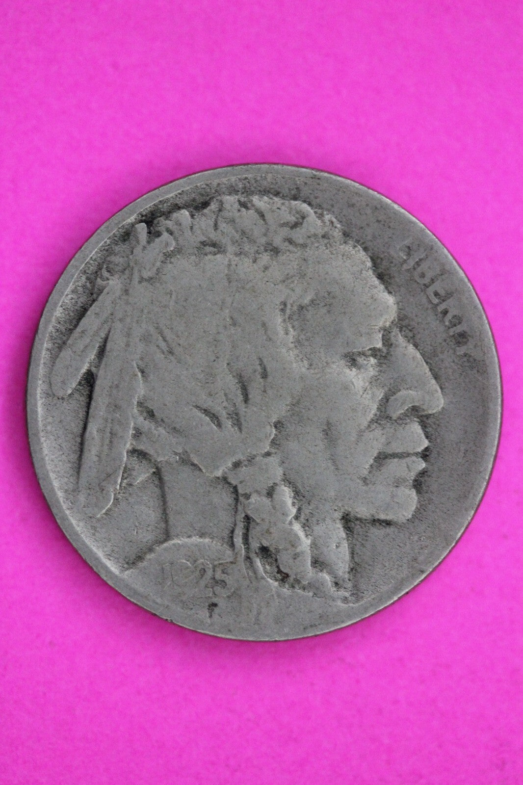 1925 D Buffalo Nickel Coin Guaranteed Authentic Genuine Coin Free Shipping 1326