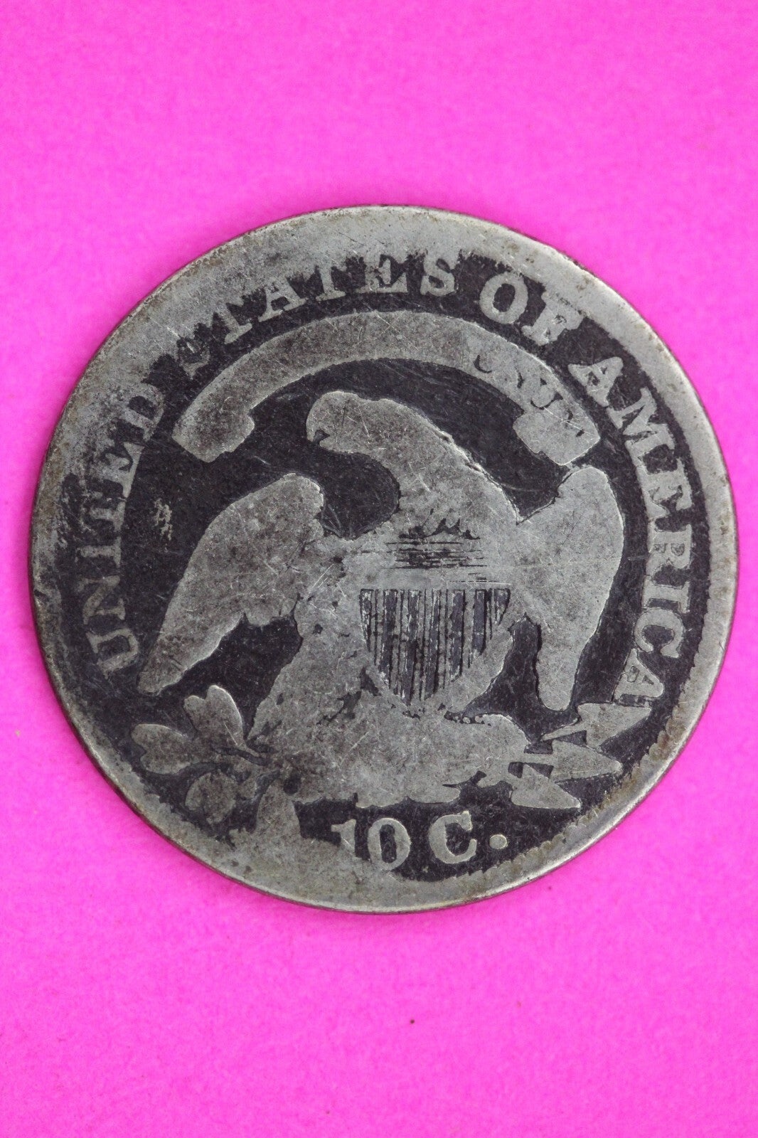 Dateless Bust Capped Dime Lady Liberty Silver Coin Authentic & Genuine 1365