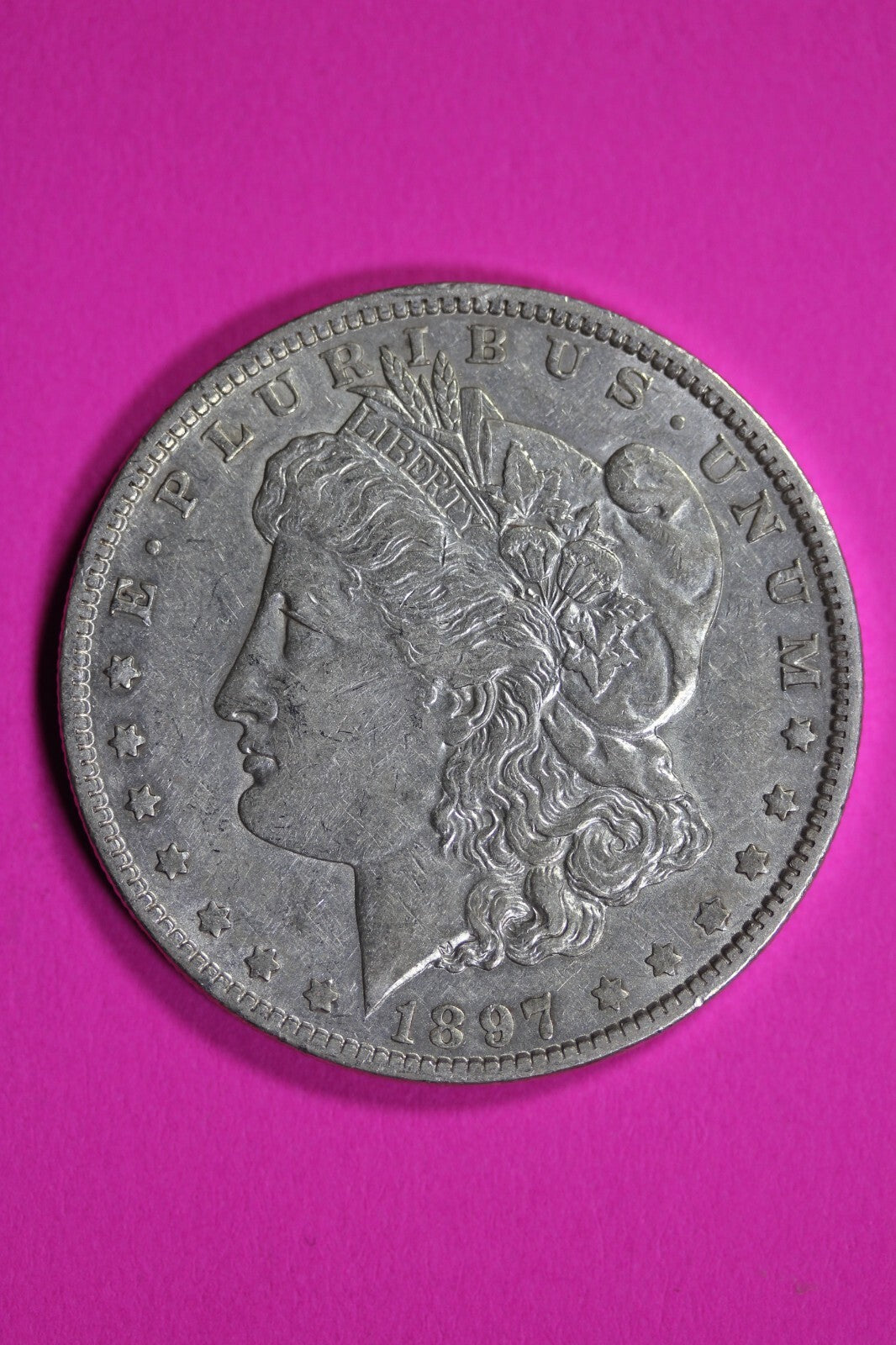 High Grade 1897 O Morgan Liberty Silver Dollar Key Date Coin New Orleans 01