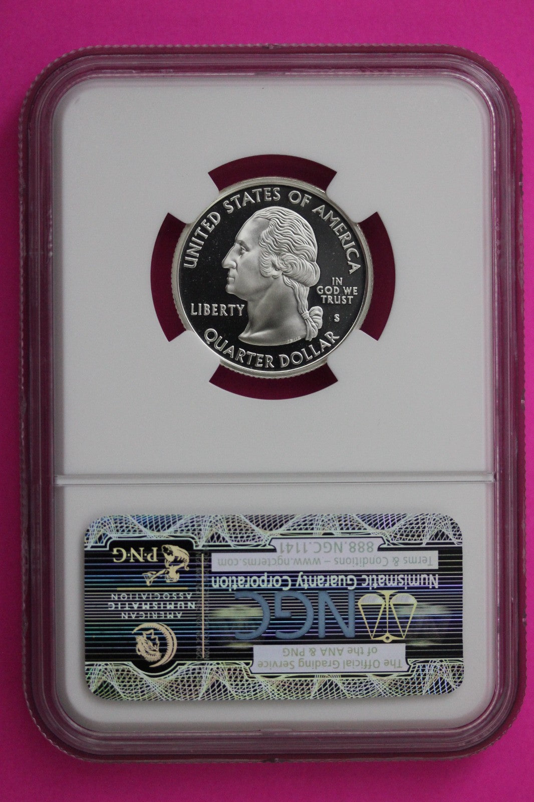 2006 S PF 70 Nevada Silver State Quarter NGC Certified Authentic Slab 390