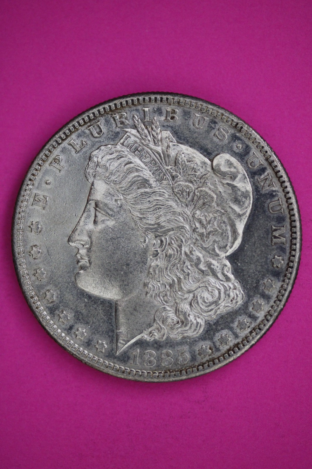 1885 S Morgan Lady Liberty Silver Dollar Guaranteed Authentic & Genuine 2725