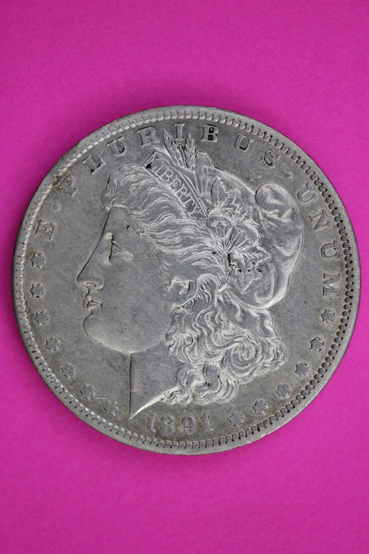 High Grade 1891 O Morgan Liberty Silver Dollar Guaranteed Authentic Coin 1806