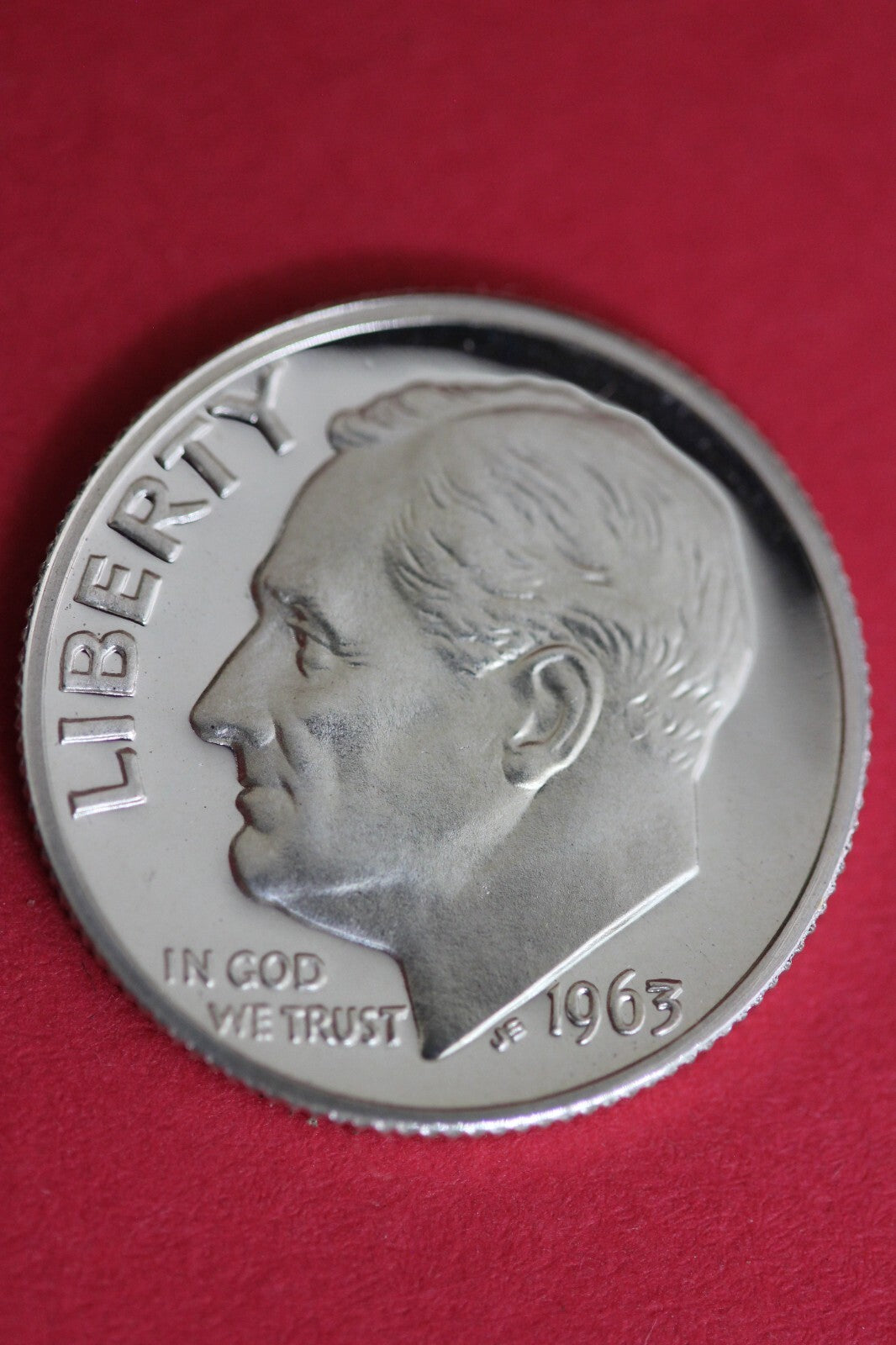 1963 Silver Proof Roosevelt Dime Exact Coin Shown  95