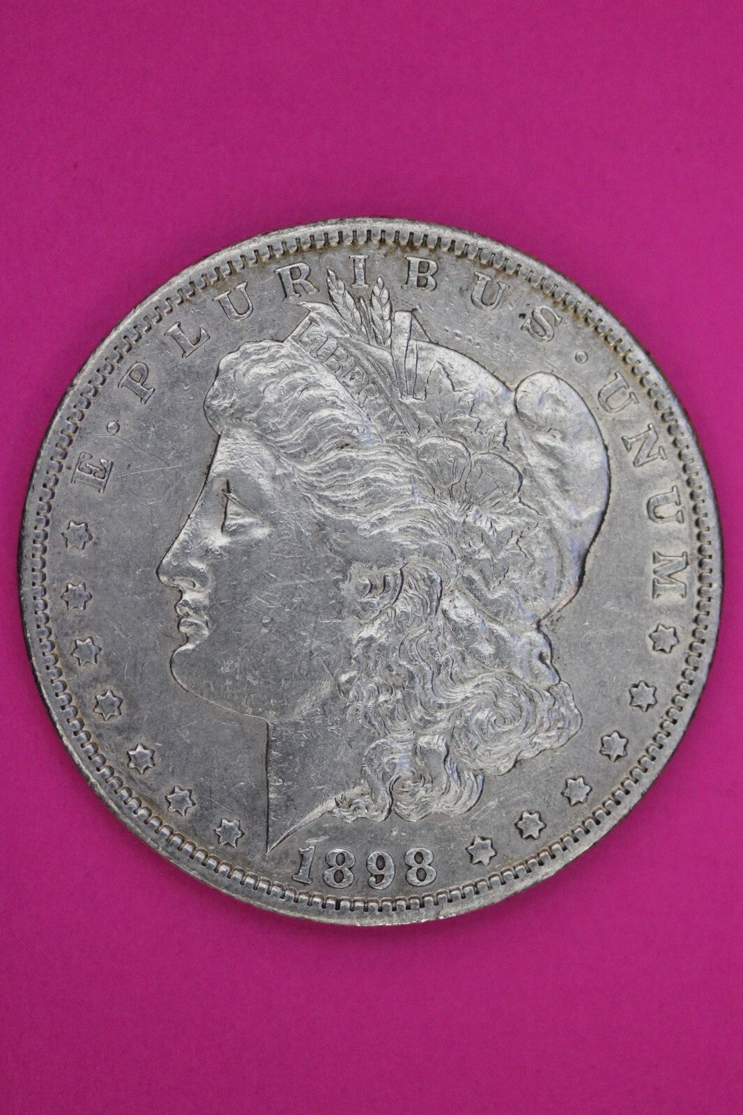 High Grade 1898 S Morgan Liberty Silver Dollar Scarce Semi Key Date Coin 155