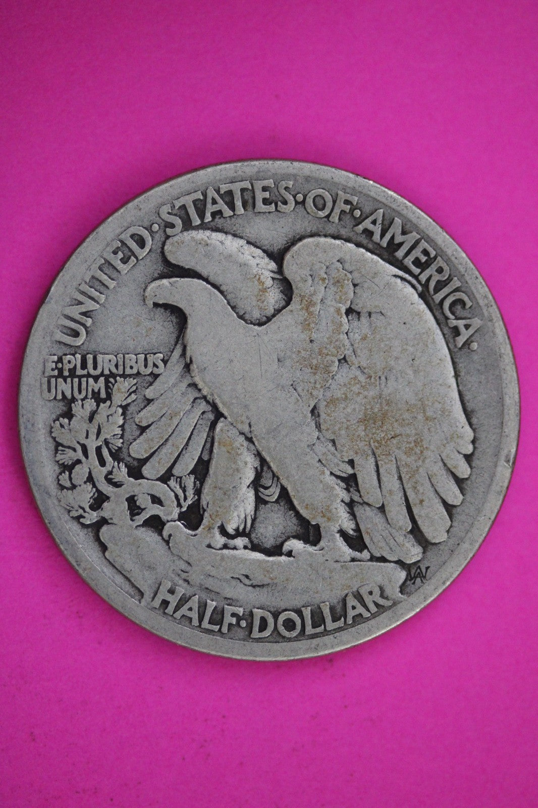 1916 D Walking Liberty Half Dollar Silver Exact Coin Shown Low Grade Filler 2806