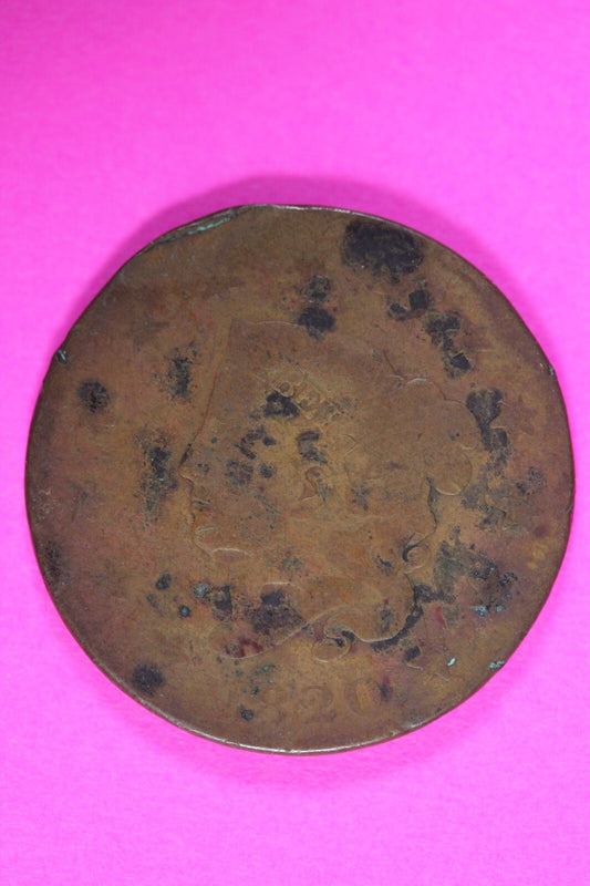 Cull 1820 Small Date Large Cent Coronet Head Liberty Exact Early Coin Shown 20