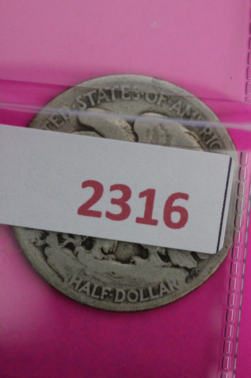 1916 P Walking Liberty Silver Half Dollar Guaranteed Authentic Genuine Coin 2316