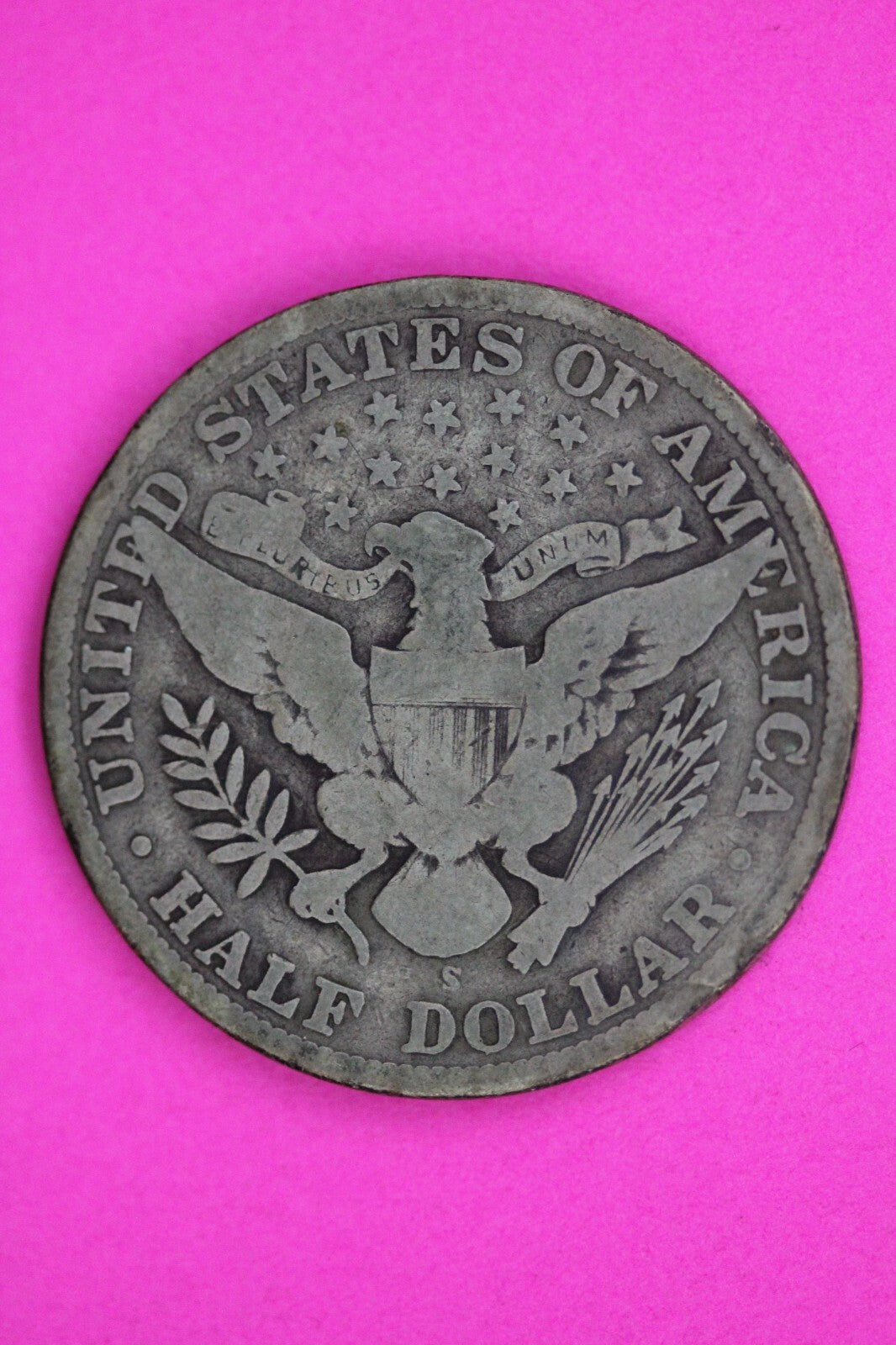 1909 Inverted S Barber Liberty Half Dollar Silver Coin Guaranteed Authentic 1488