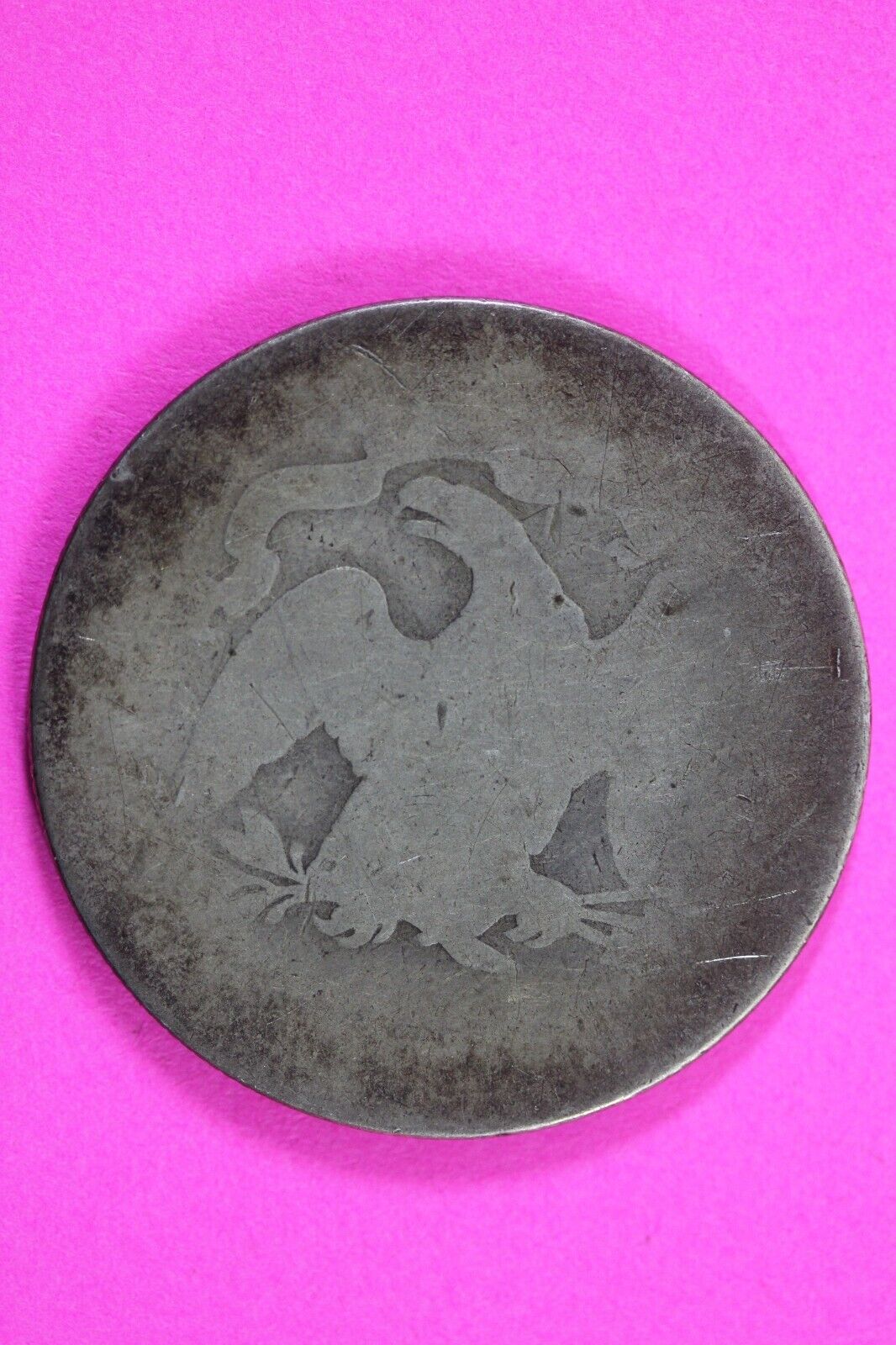 1877 P Seated Liberty Half Dollar Silver Semi Key Date Exact Coin In Pics 10