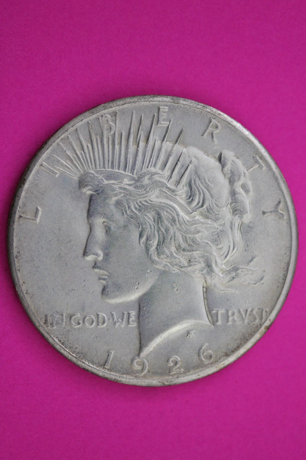 1926 P Peace Silver Dollar LIberty Coin Guaranteed Genuine American Seller 2033