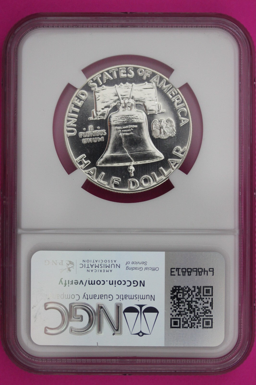 1959 PF 68 Ben Franklin Half Dollar NGC Graded Certified Authentic Slab 1137