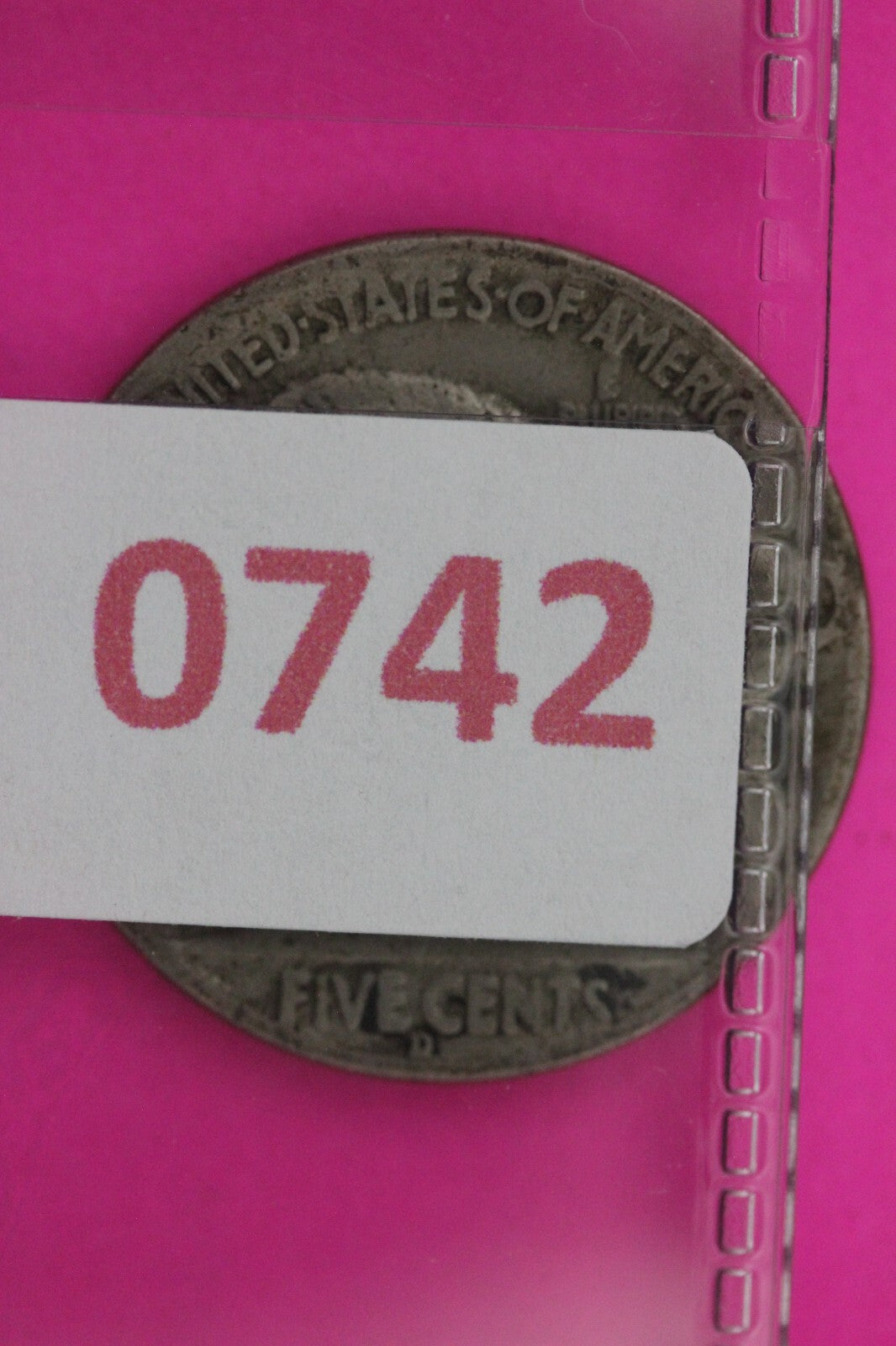 1937 D Buffalo Nickel Coin Guaranteed Authentic & Genuine 0742N