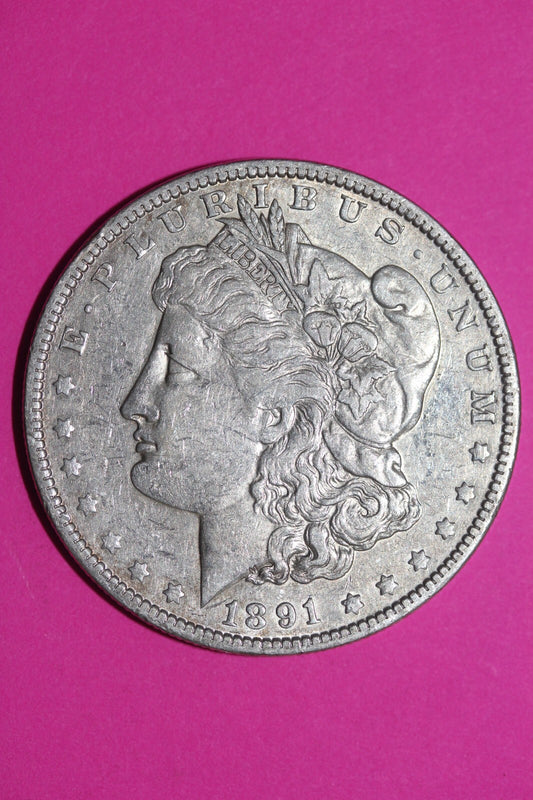 1891 O Morgan Liberty Silver Dollar Guaranteed Authentic & Genuine Coin 1135