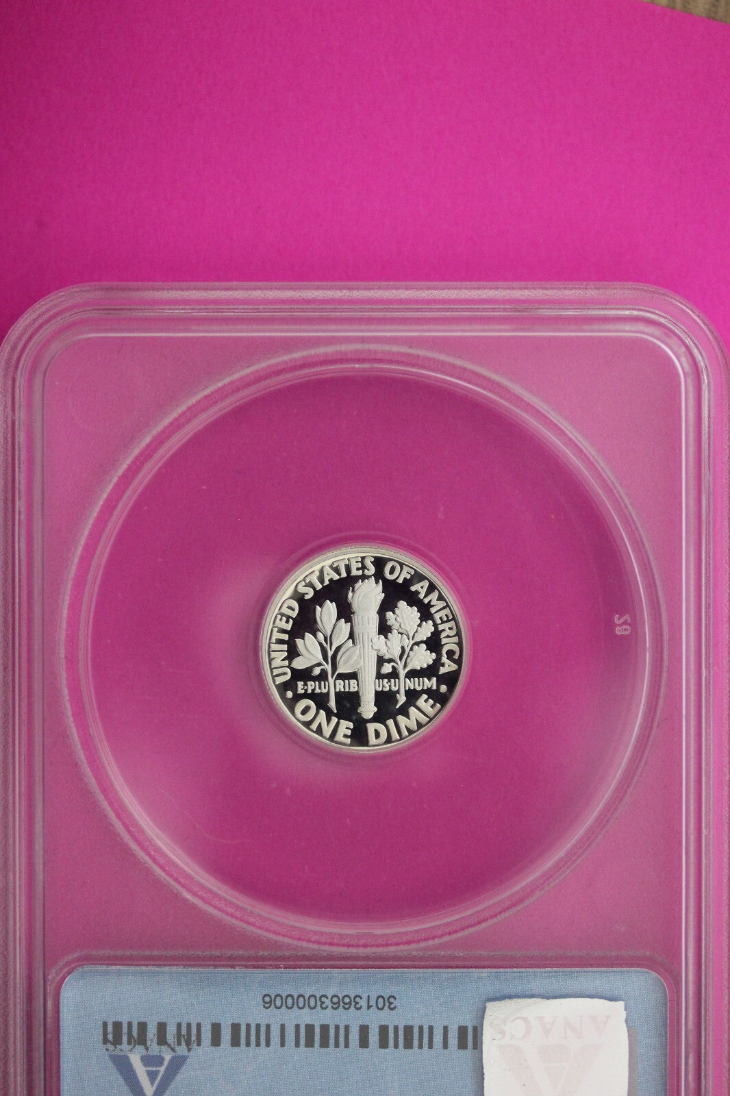 2014 S PR 70 Roosevelt Silver Dime Deep Cameo ANACS Certified Graded Slab 398