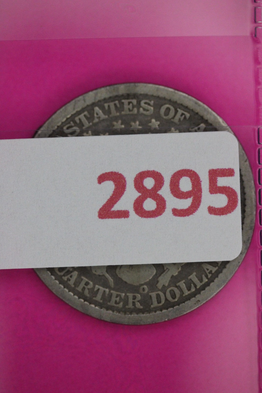 1896 O Barber Liberty Quarter Silver Guaranteed Authentic & Genuine Coin 2895