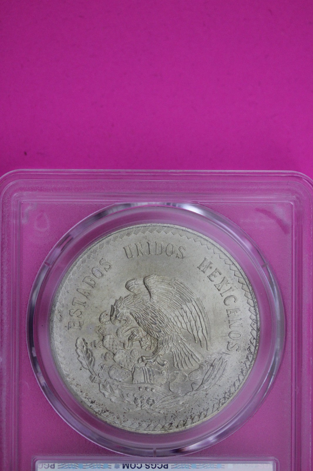Toned 1948 MS 66 Mexico Cuahtemoc 5 Peso PCGS Certified Graded Authentic 1209