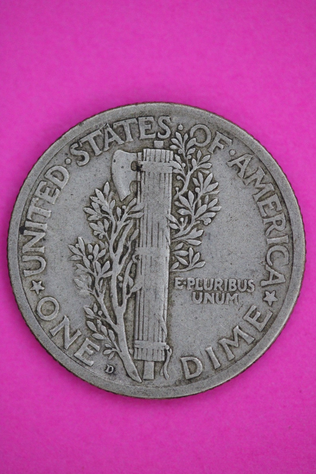 1918 D Mercury Liberty Dime Silver Coin Guaranteed Genuine American Seller 2577