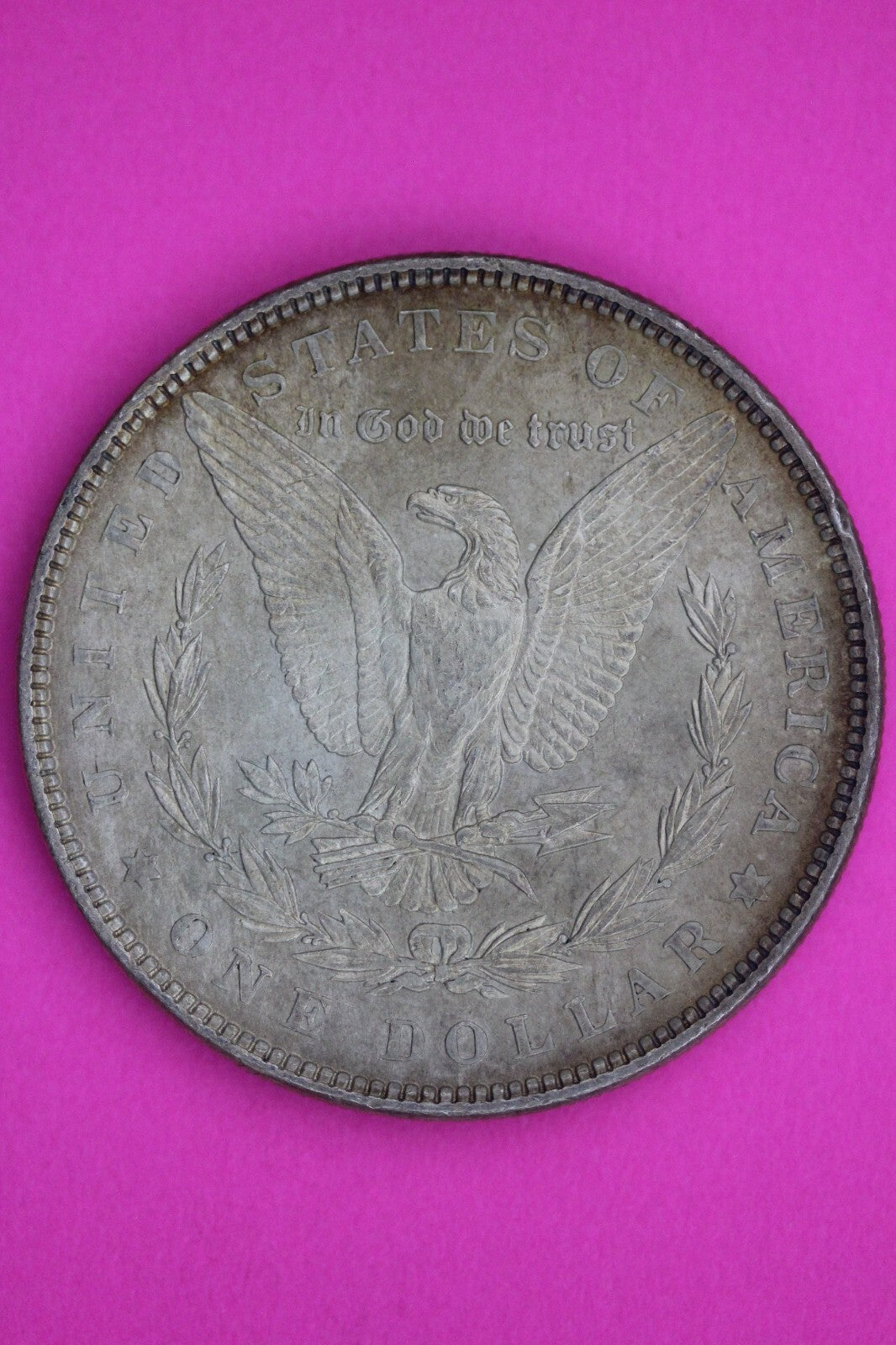 Rainbow Toned 1888 P Liberty Morgan Silver Dollar Coin Guaranteed Authentic 120N