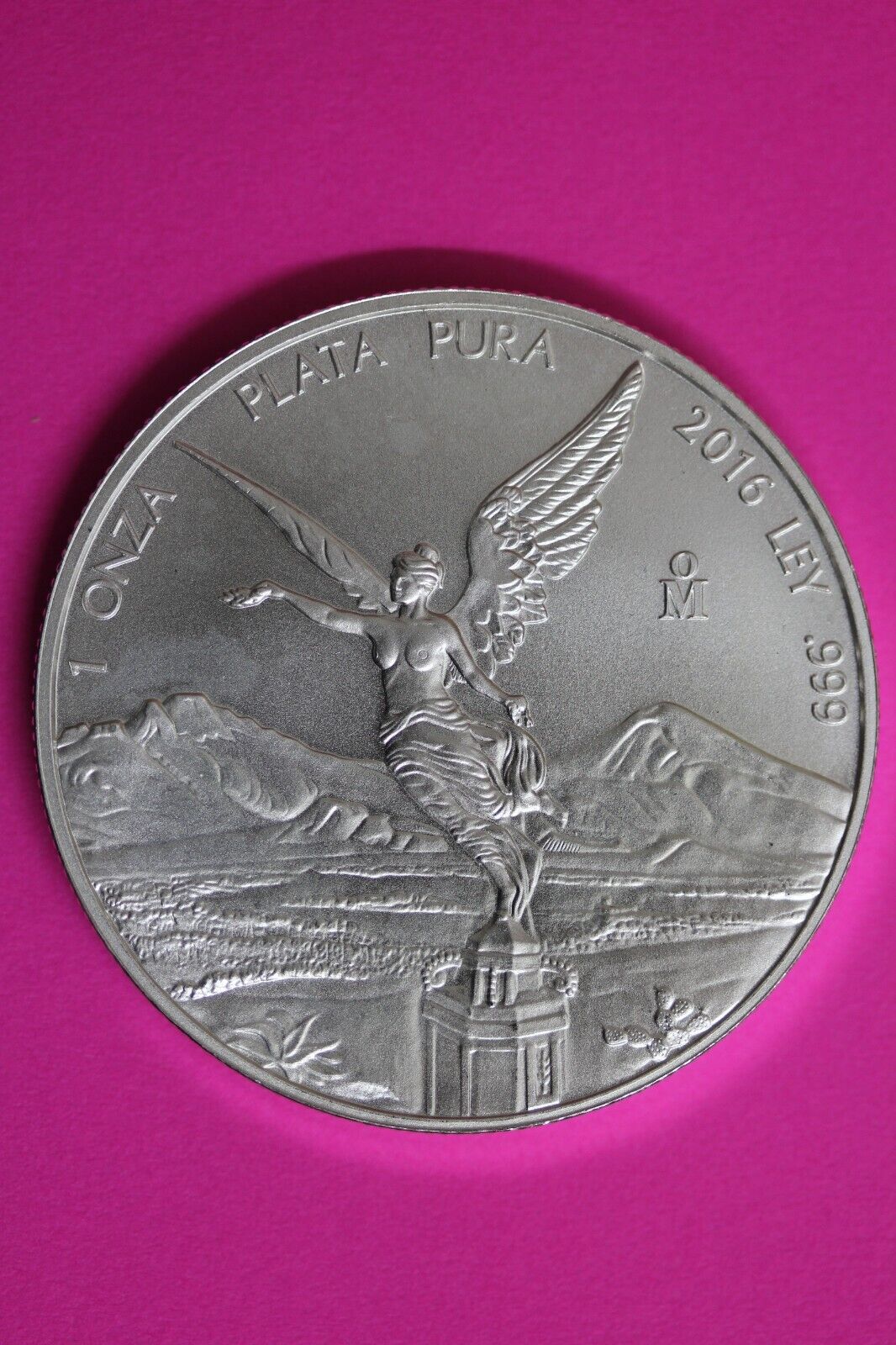 Gem BU 2016 Mexico Libertad Same Coin In Pics 1 Onza 1 OZ .999 Silver Coin 134