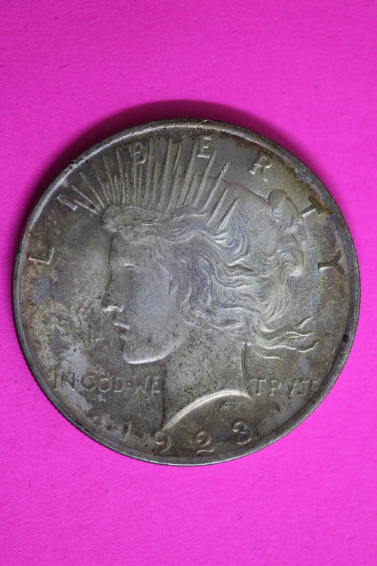 Nicely Toned 1923 P Liberty Peace Silver Dollar High Grade Philadelphia Mint 198