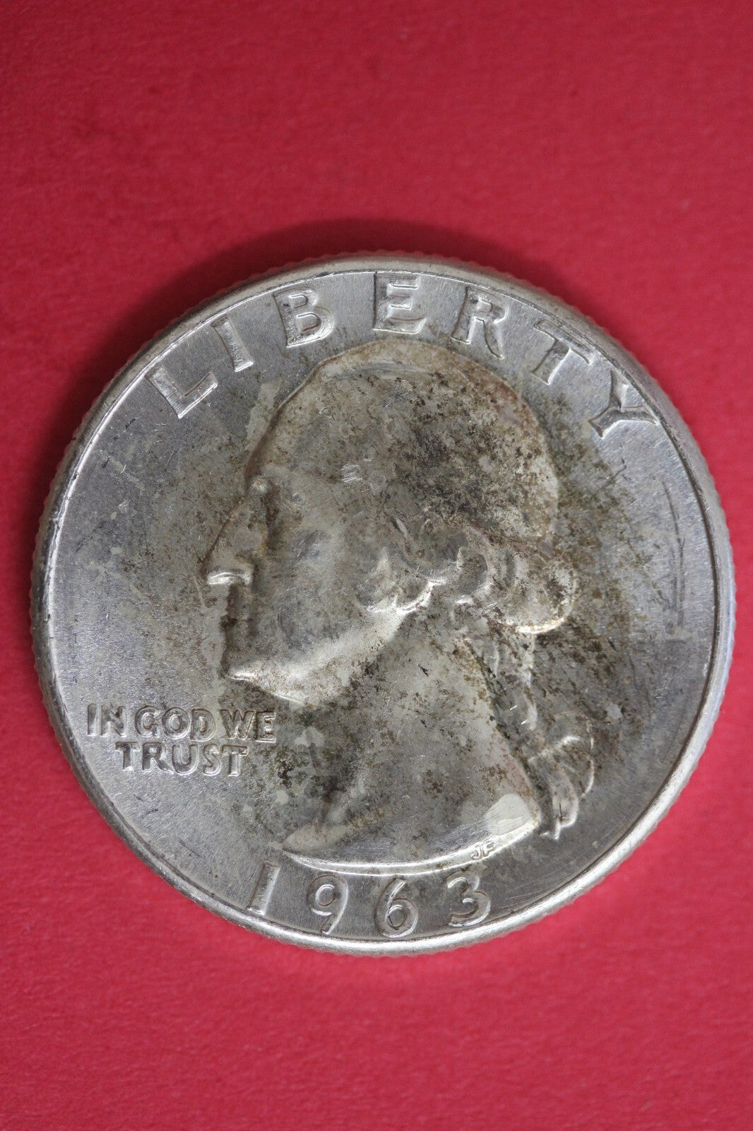 1963 Uncirculated Type B Reverse George Washington Quarter Exact Coin OCE 78