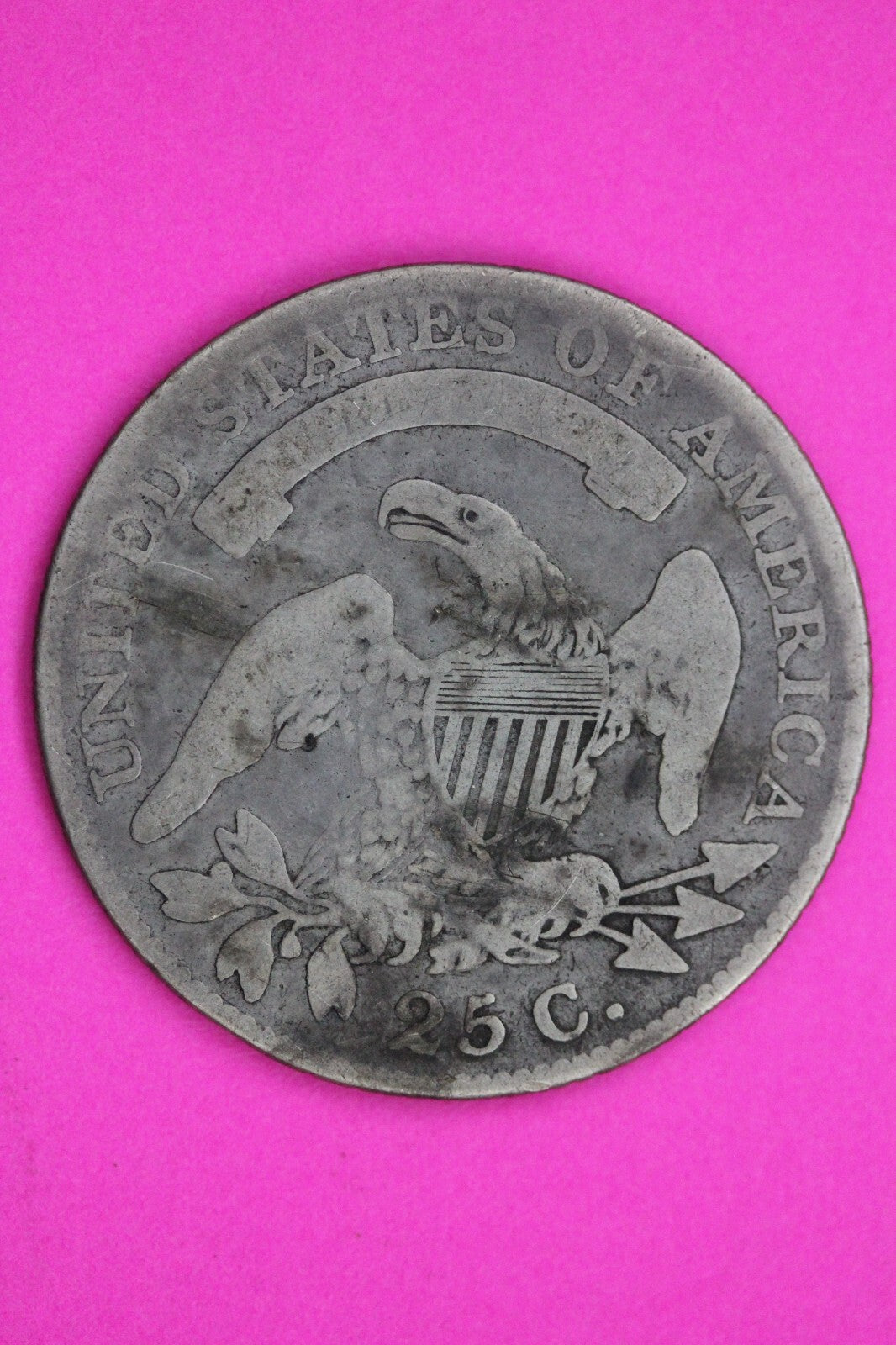 1818 Bust Cap Quarter Lady Liberty Guaranteed Authentic & Genuine Coin 1194