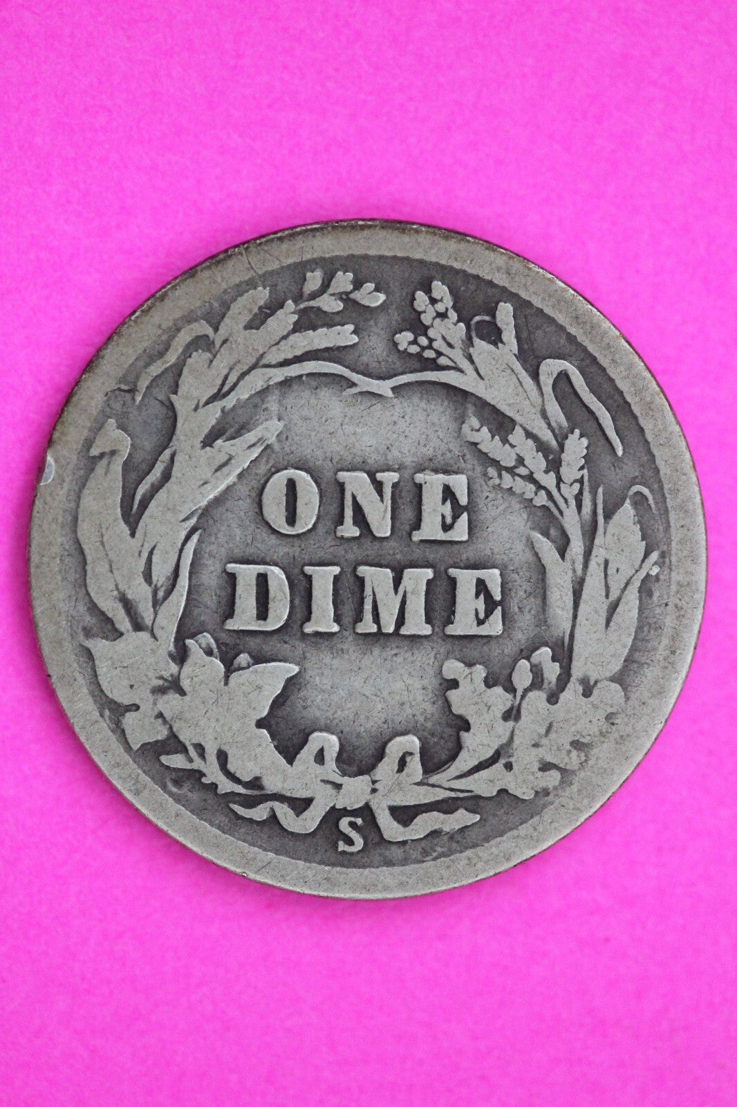 1913 S Barber Liberty Dime Silver Coin Semi Key Date Guaranteed Authentic 1288