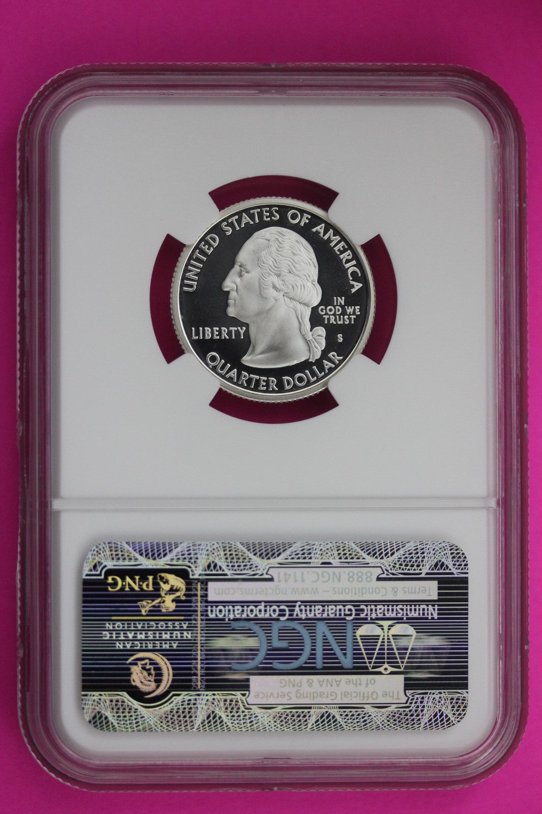 2007 S PF 70 Utah Silver State Quarter NGC Certified Authentic Slab 467