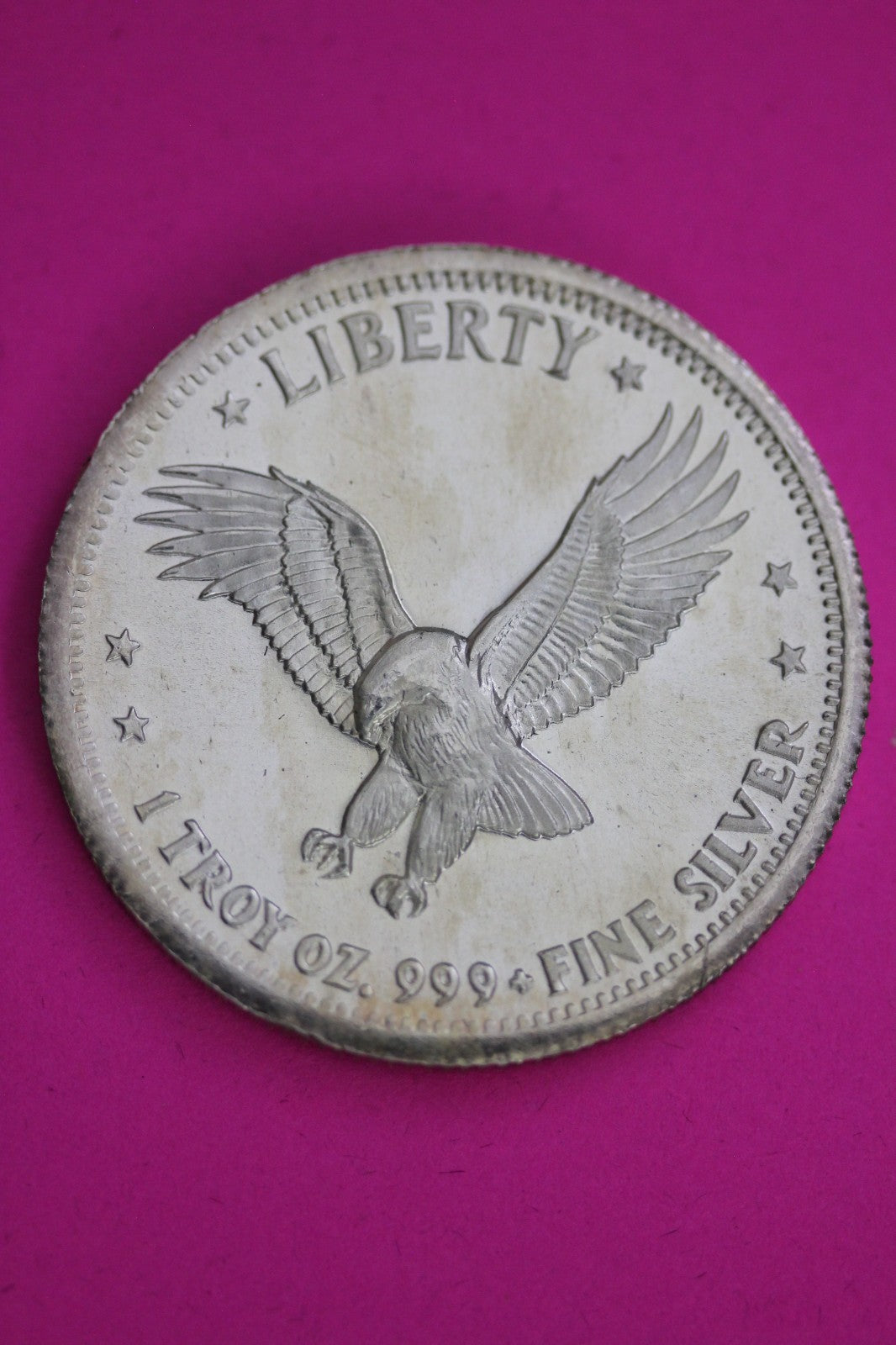 Liberty Flying Eagle 1 OZ .999 Silver Round Guaranteed Authentic & Genuine 1854