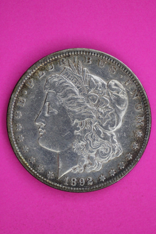 1892 P Morgan Lady Liberty Silver Dollar Guaranteed Authentic & Genuine 1760
