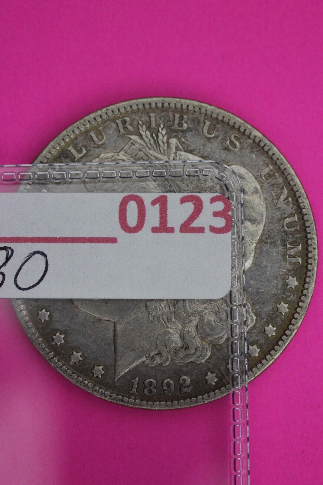 Nicely Toned 1892 O Liberty Morgan Silver Dollar Coin Guaranteed Authentic 123N