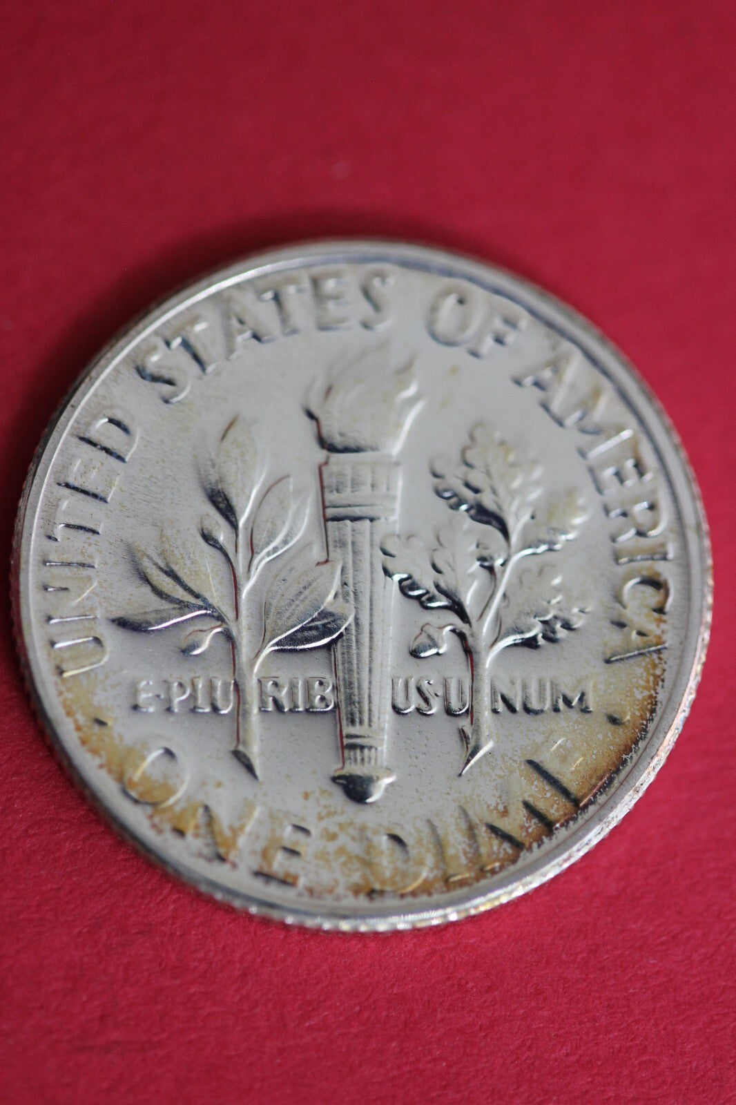 Toned 1955 Silver Proof Roosevelt Dime Exact Coin Shown  65