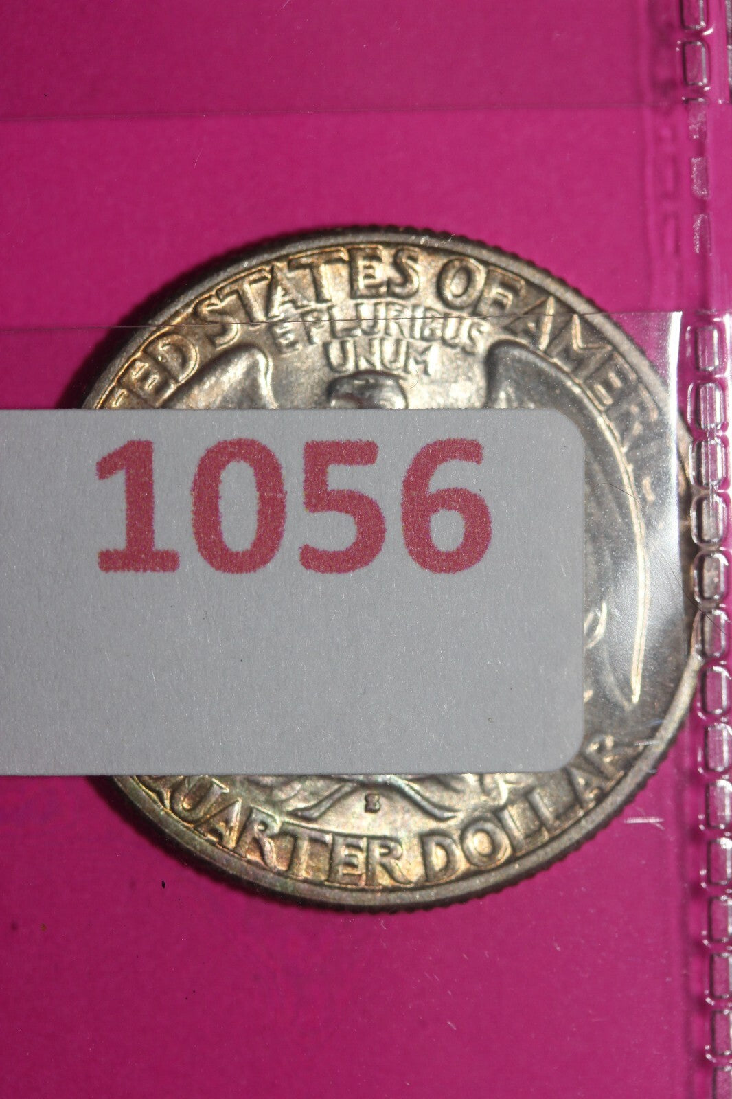 Toned 1935 S George Washington Silver Quarter Coin Guaranteed Authentic 1056