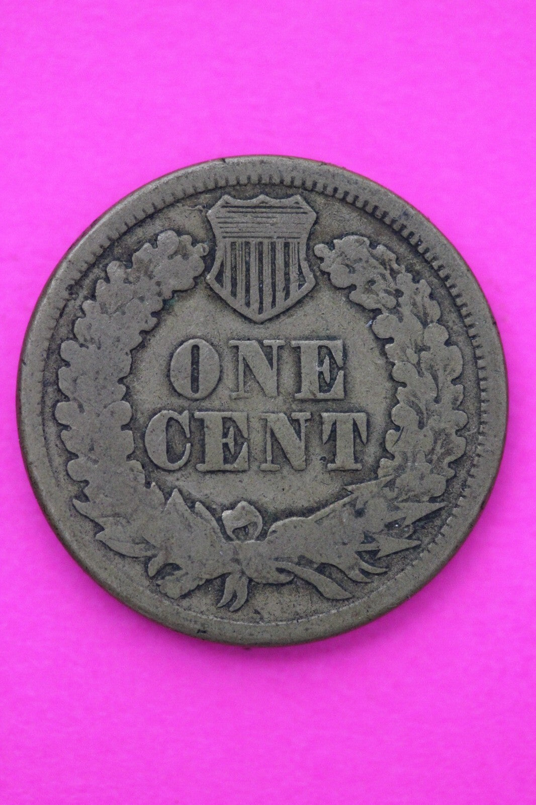 1863 Copper Nickel Indian Head Cent Penny Exact Early Type Coin Pictured 222