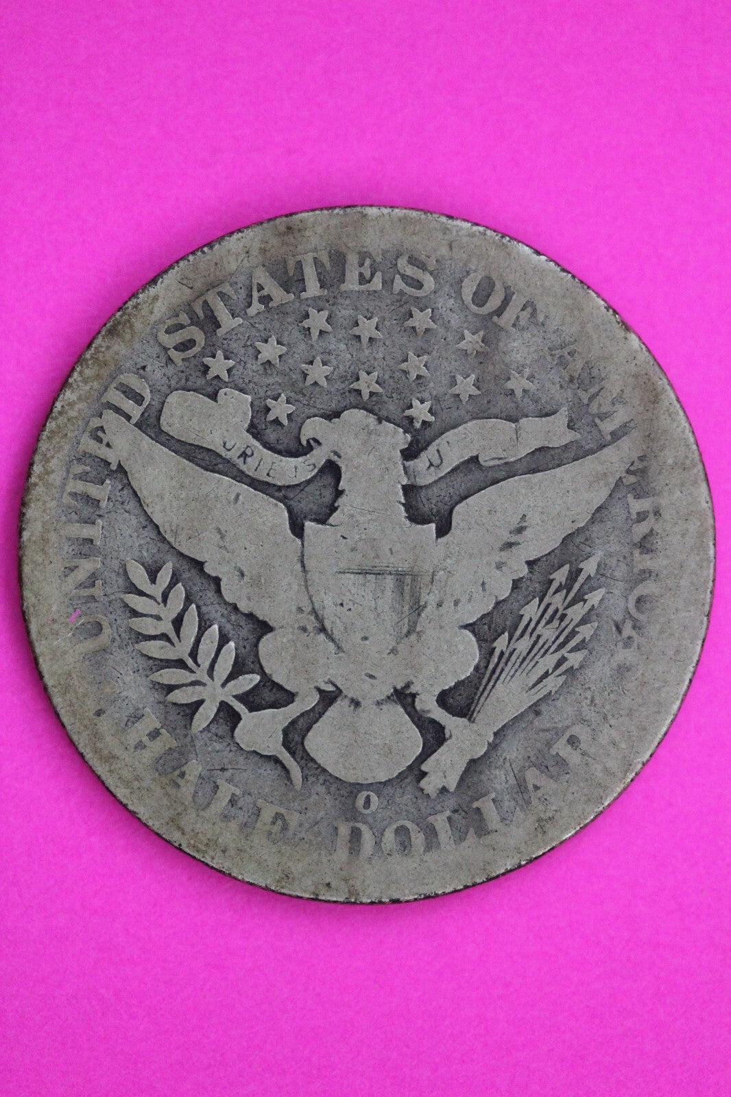 1896 O Barber Liberty Half Dollar Silver Coin Guaranteed Authentic Genuine 1385