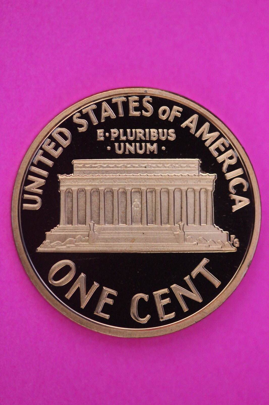Gem Proof 2007 S Ultra Deep Cameo Lincoln Memorial Cent Same Coin In Pics TOM21