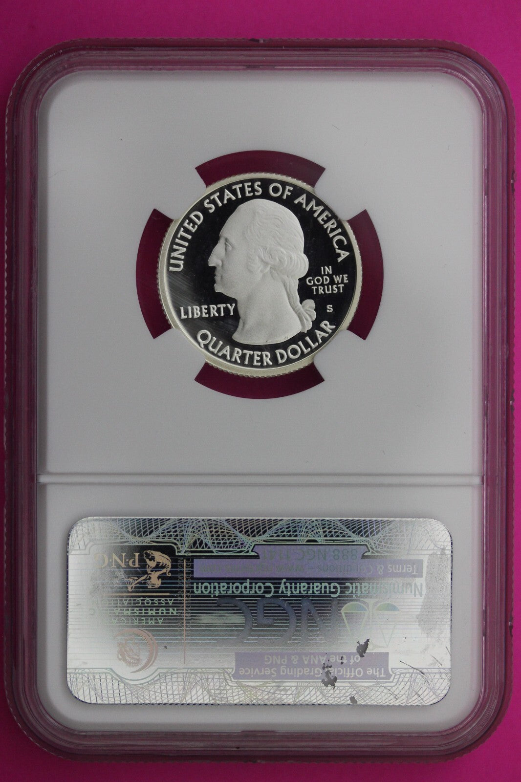 2010 S PF 70 Silver Quarter Yellowstone National Park NGC Graded Certified 463
